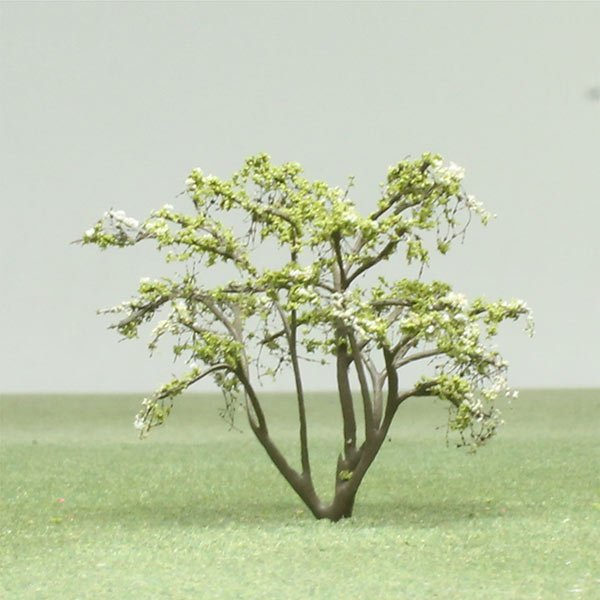 A scale model of a dogwood tree