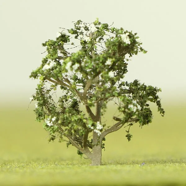 A scale model of a frangipani tree