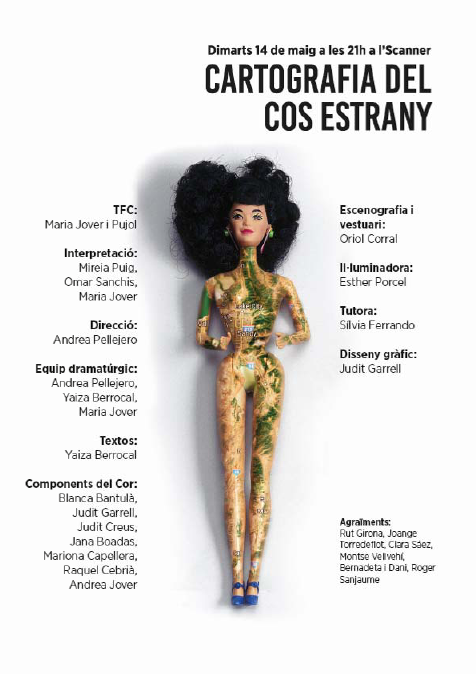 Cartografia del cos estrany
(Institut del Teatre de Barcelona)