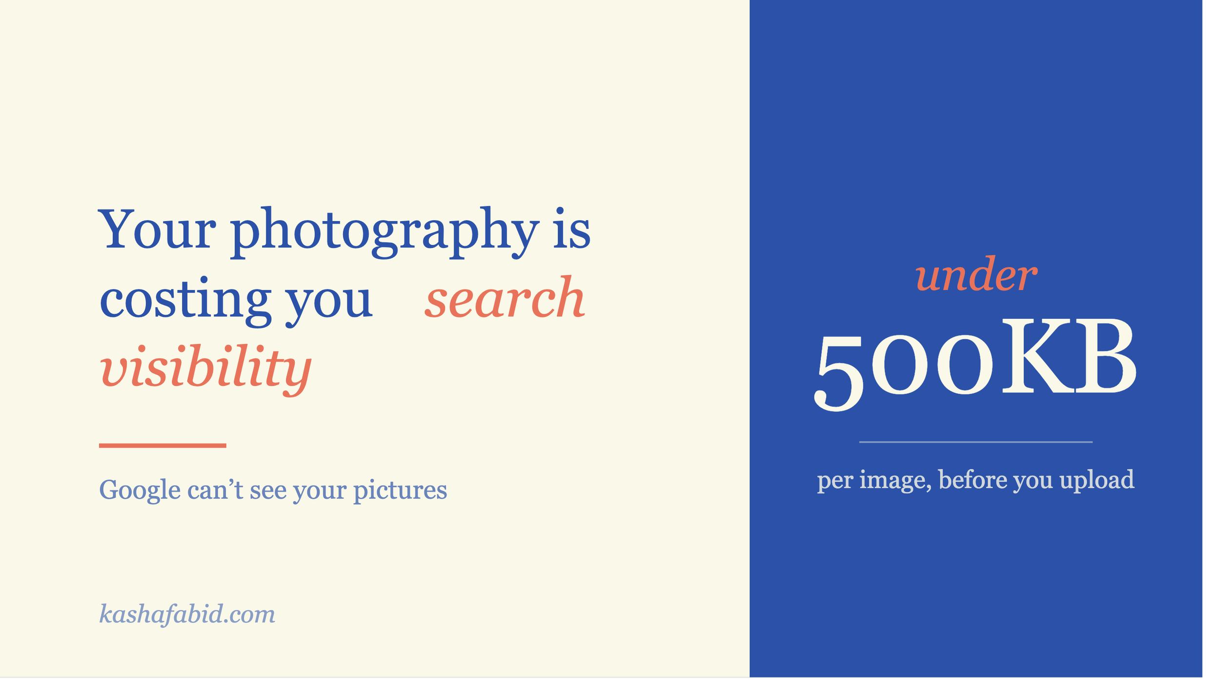 Website Photography and Portfolio Structure: What's Costing You Search Visibility
