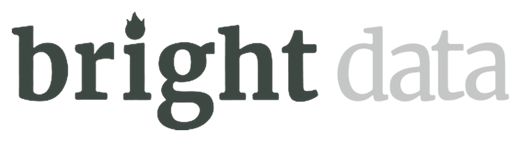 Le mot 'brightdata' écrit en lettres épaisses et stylisées, principalement en gris foncé.