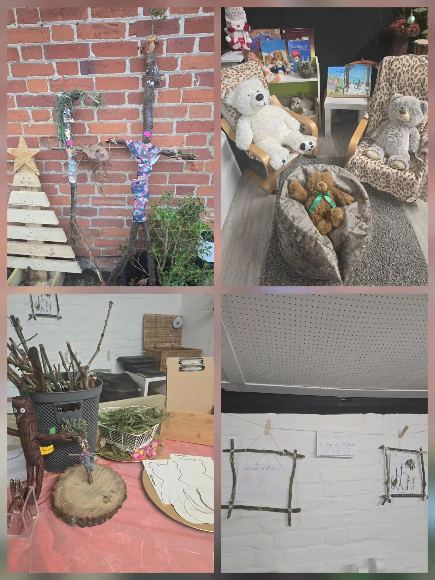 The Barn has had a little splash of red as we get ready for a busy February ❤️

Week One
This week it&rsquo;s National Storytelling Week, so we&rsquo;ll be bringing Goldilocks and Stick Man into our play with stories, small-world set-ups and creative