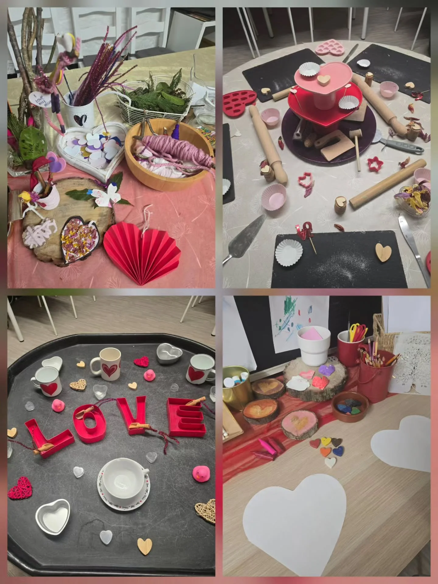 ❤️ love is all around us this week at the Barn 

Our studio has been filled with hearts, natural textures and gentle, creative invitations to play. 

📅 Sessions running:
Monday, Tuesday &amp; Friday mornings
🕙 10:00am &ndash; 11:30am
✨ To book: www