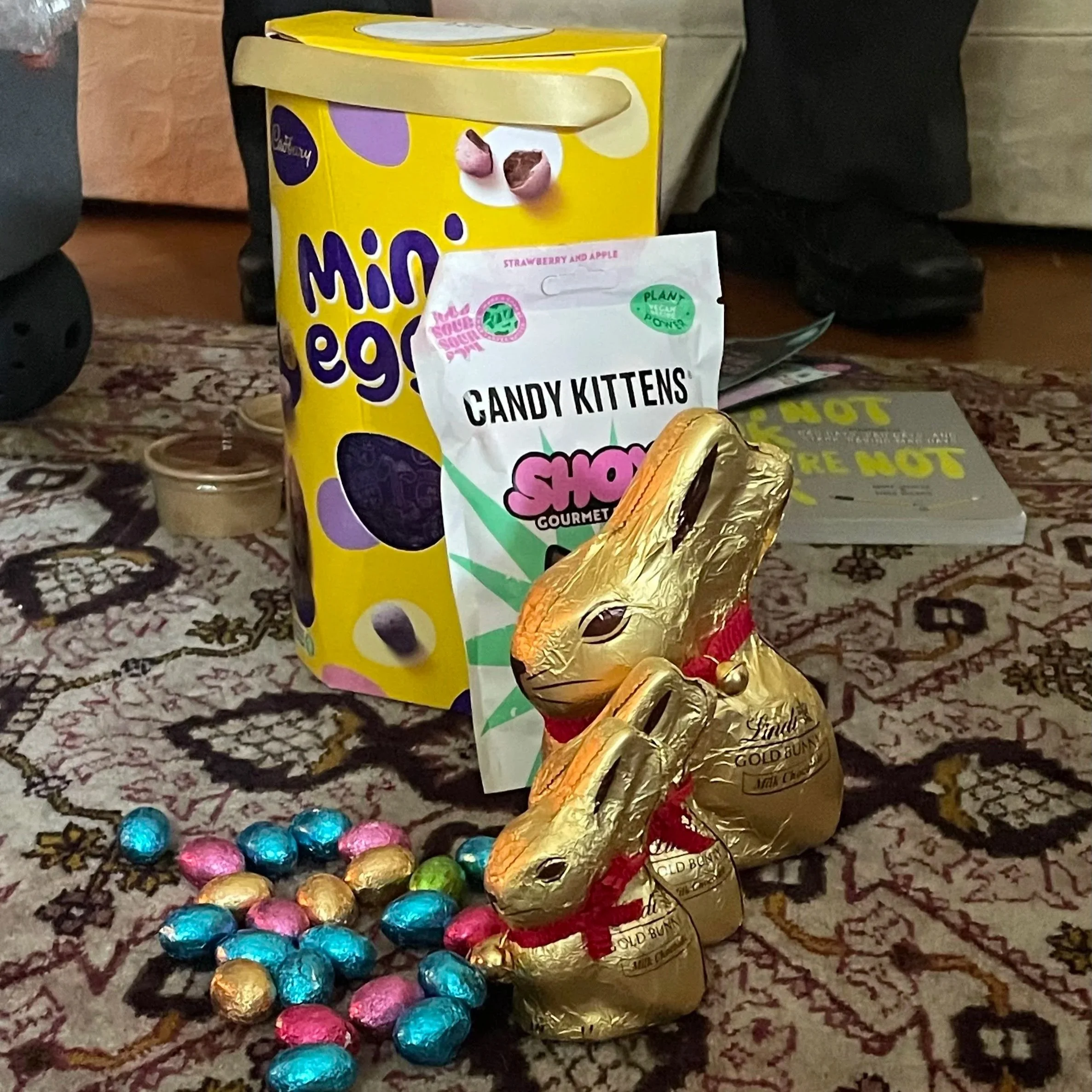 Easter scavenger hunt at my grandparents'