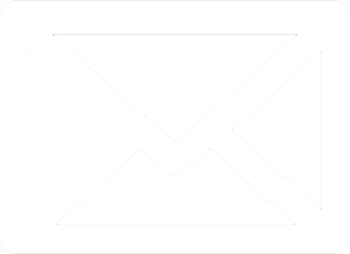 Ícono de sobre de correo electrónico en blanco y negro