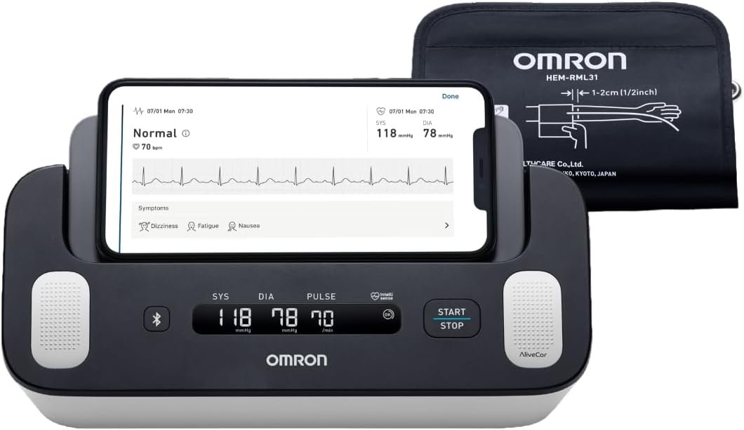 Omron Complete upper arm blood pressure monitor and EKG