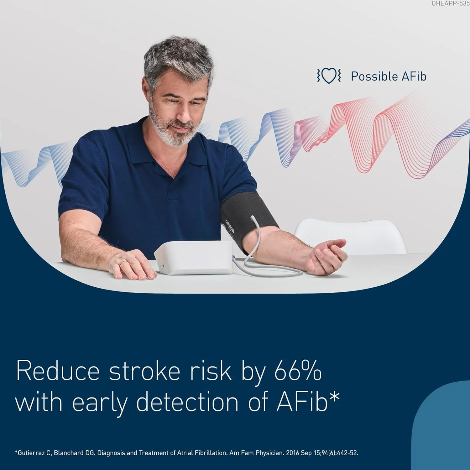 OMRON X7 Smart AFib has Intellisense Atrial Fibrillation detection