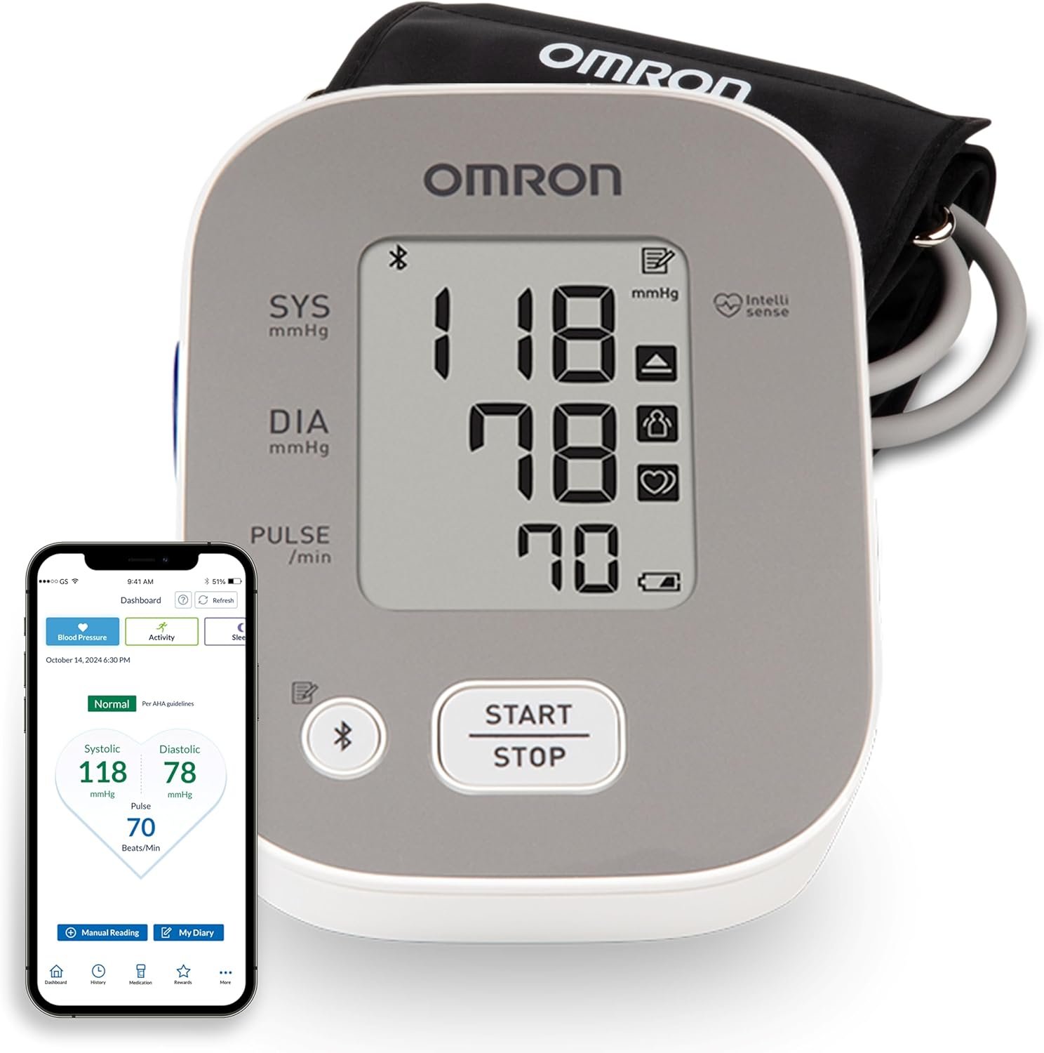 Omron Bronze Upper Arm Blood Pressure Monitor