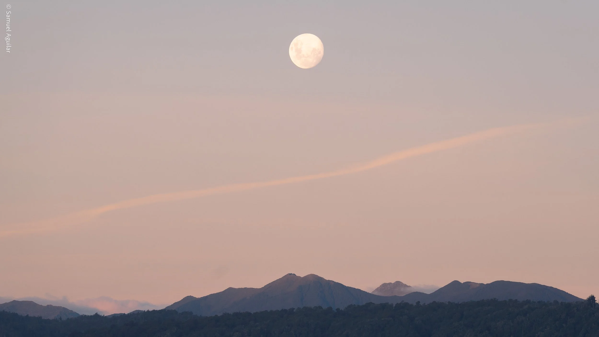 Full moon in Karamea