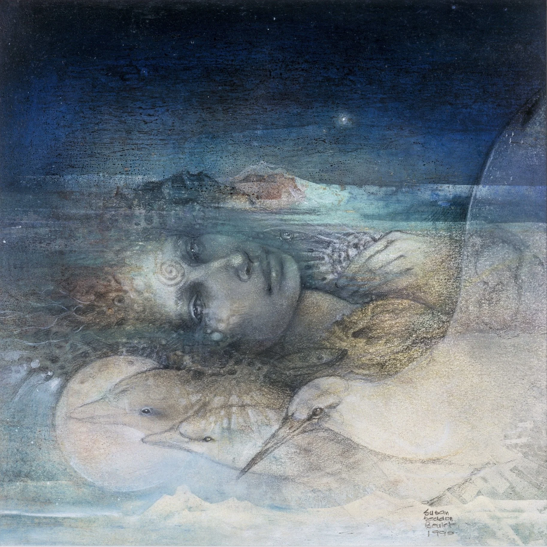 Image of 'Dreamworlds' by Susan Seddon Boulet, from cover of 'The Emotional Truth of Dreams' book© 2025 SUSAN SEDDON BOULET,  DREAMWORLDS - ALL RIGHTS RESERVED