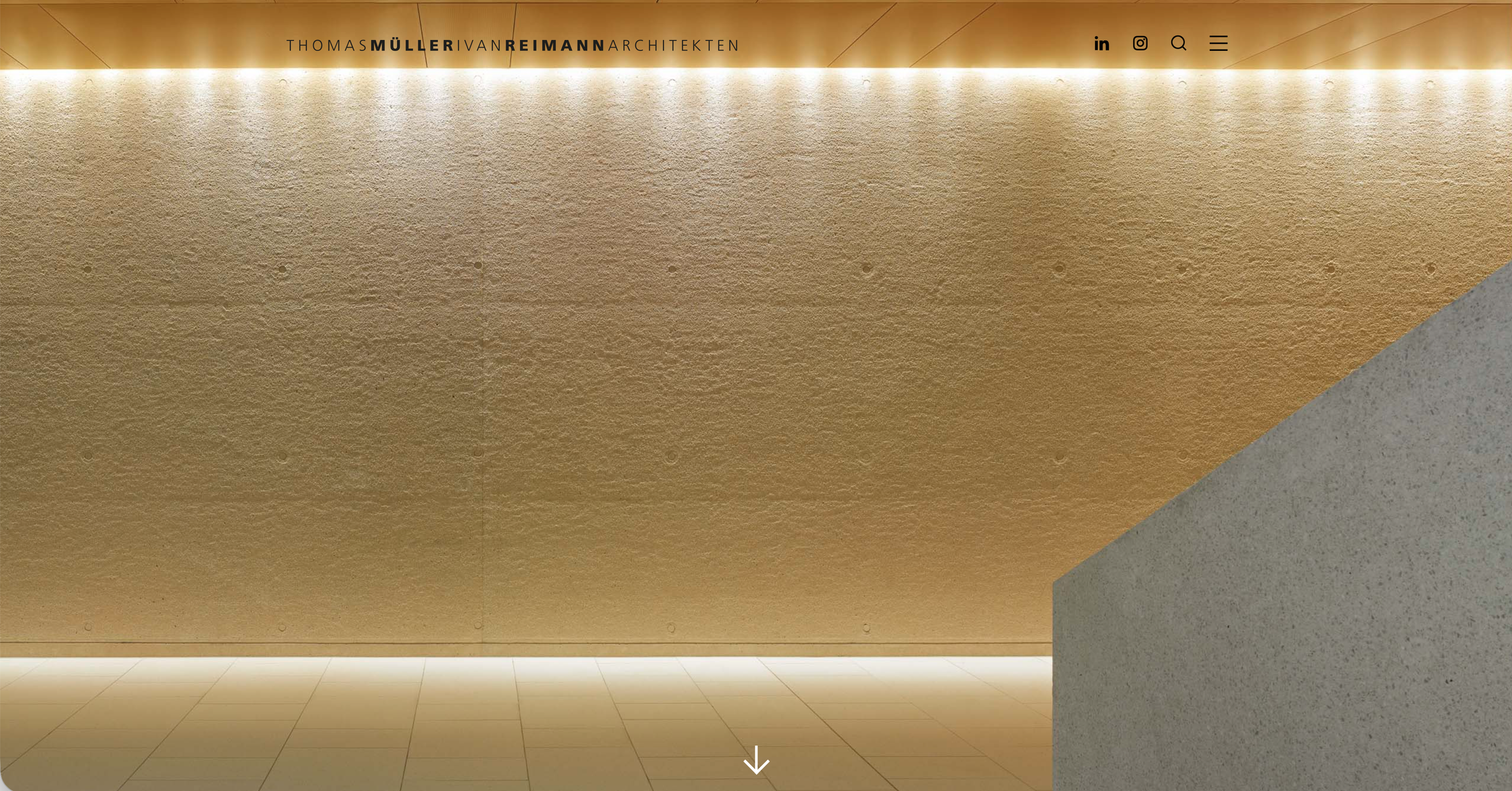 Fotoauswahl für die Startpage eines Architekturbüros
