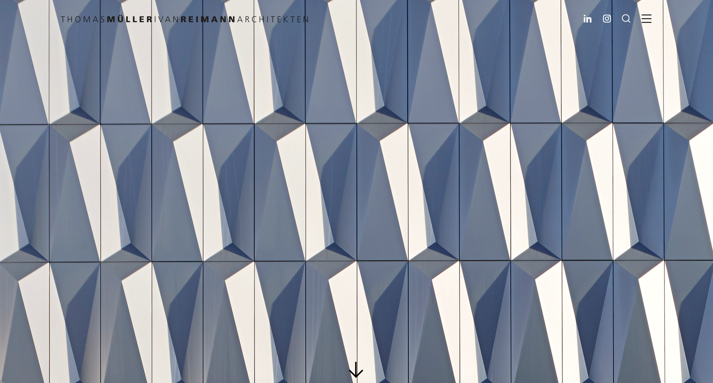 Fotoauswahl für die Startpage eines Architekturbüros
