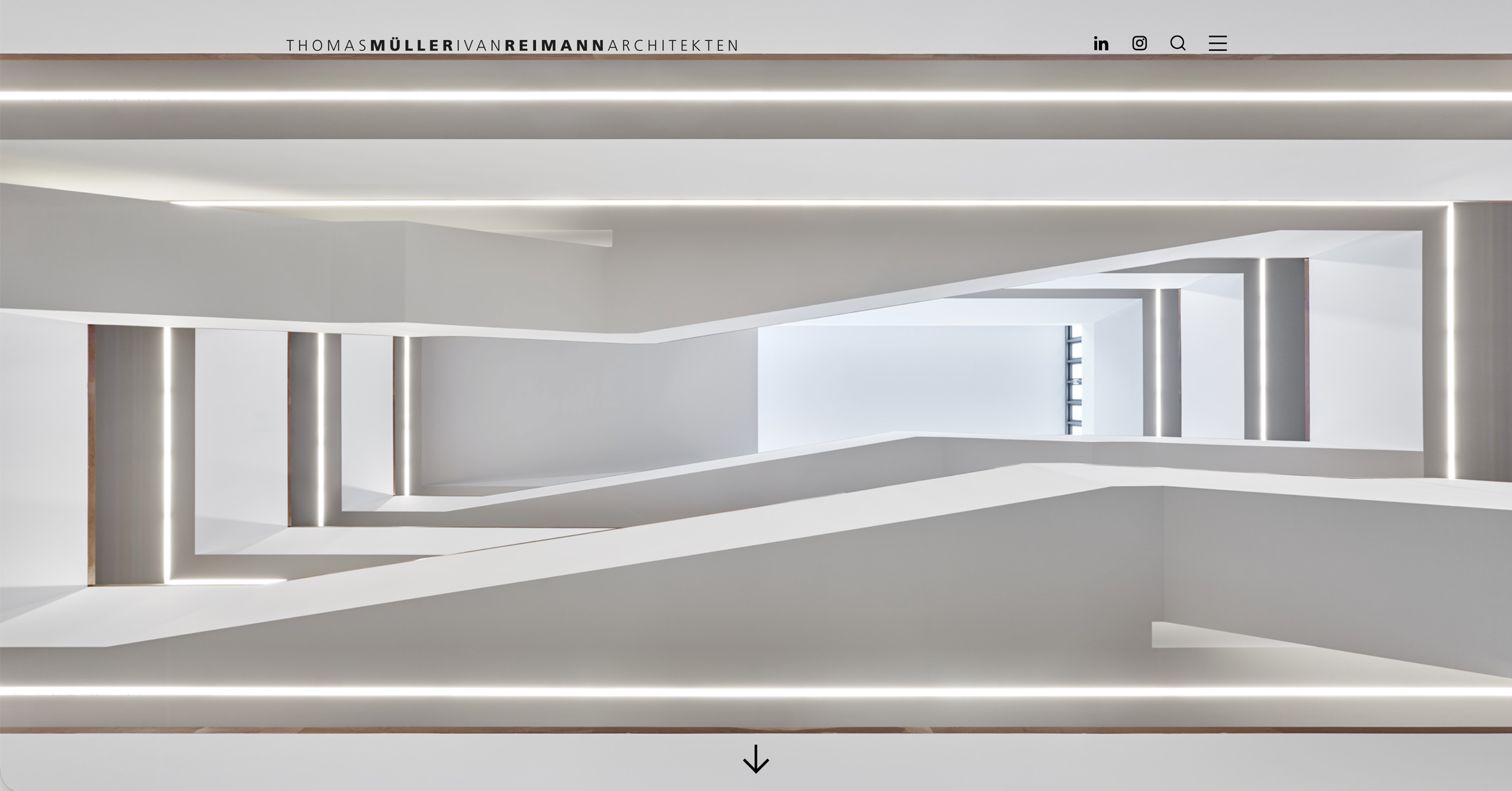 Fotoauswahl für die Startpage eines Architekturbüros