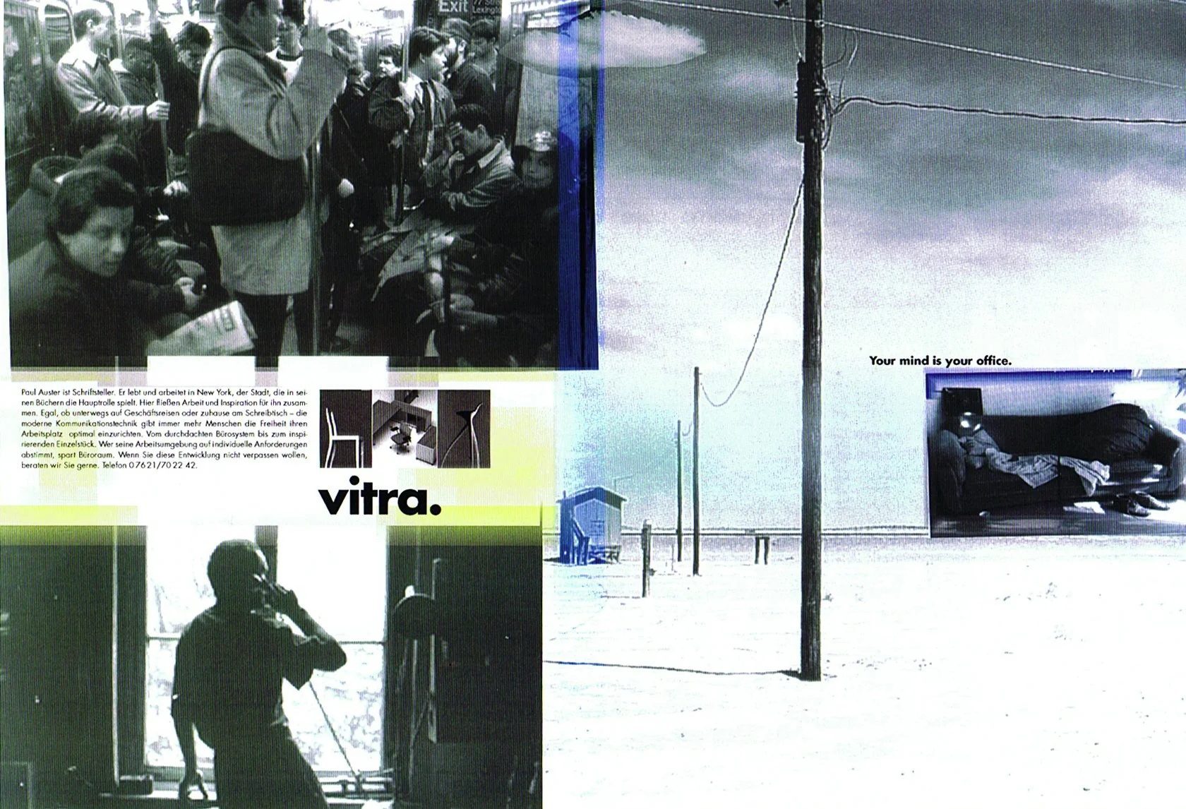 Imagekampagne für vitra. (Layout)