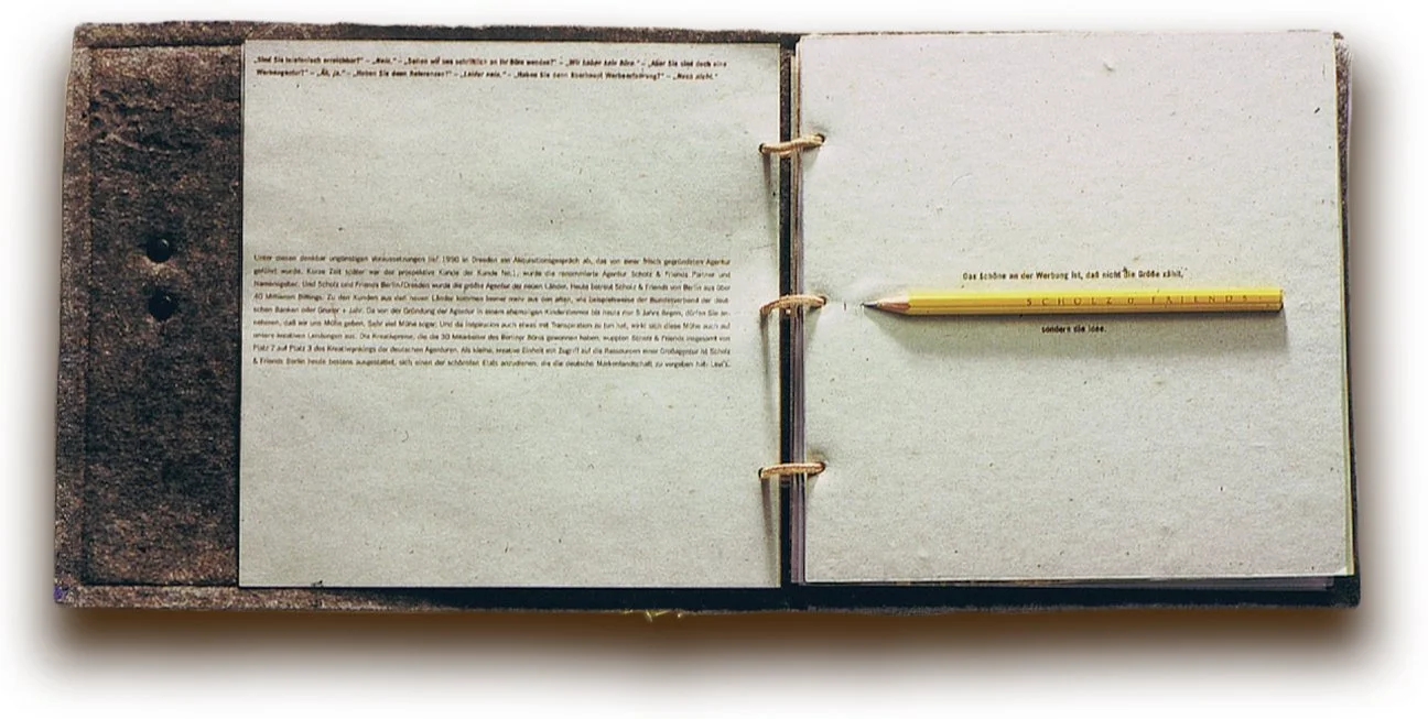 "Bewerbungsbuch" Scholz & Friends, Berlin für die Levi's Imagekampagne