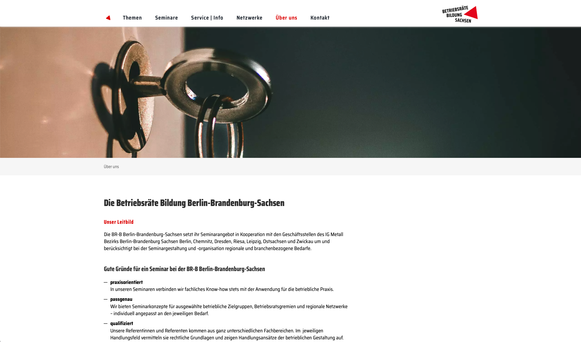 Webdesign für die Betriebsräte Bildung Sachsen