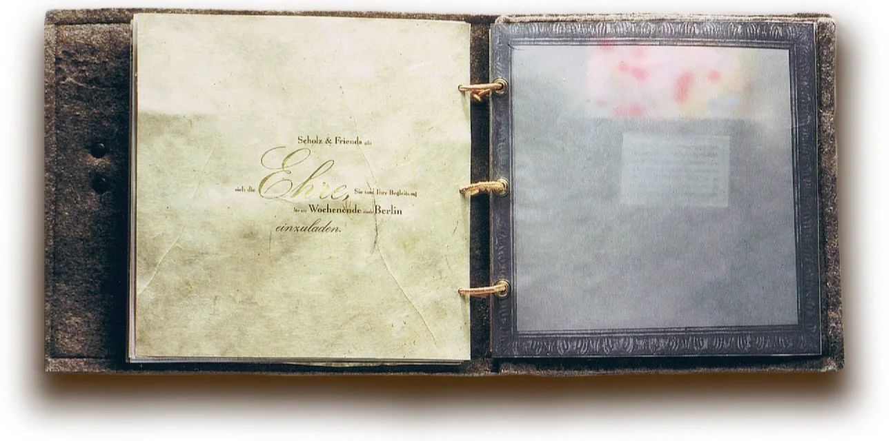 "Bewerbungsbuch" Scholz & Friends, Berlin für die Levi's Imagekampagne