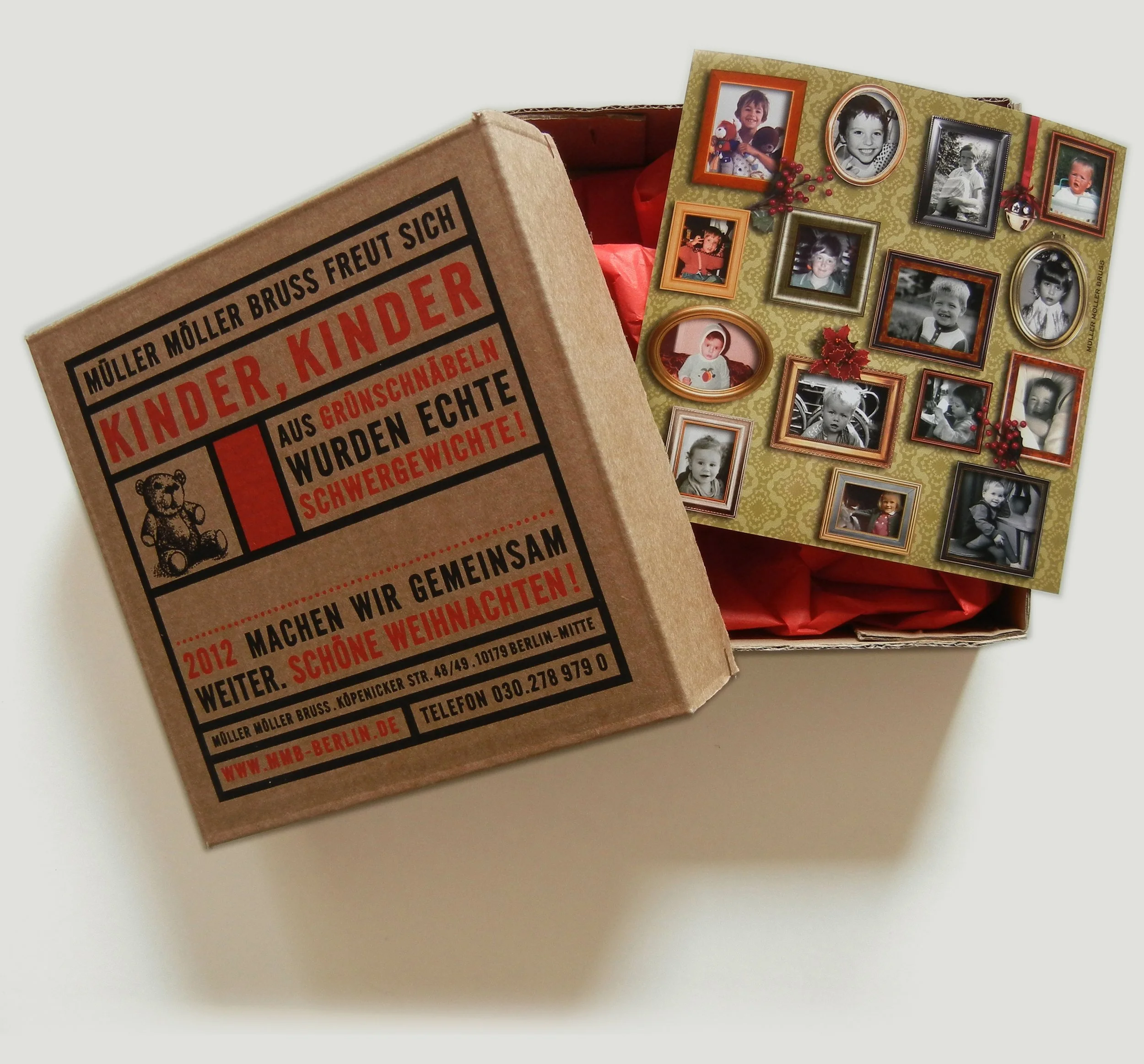 Kundengeschenk für Weihnachten einer Werbeagentur