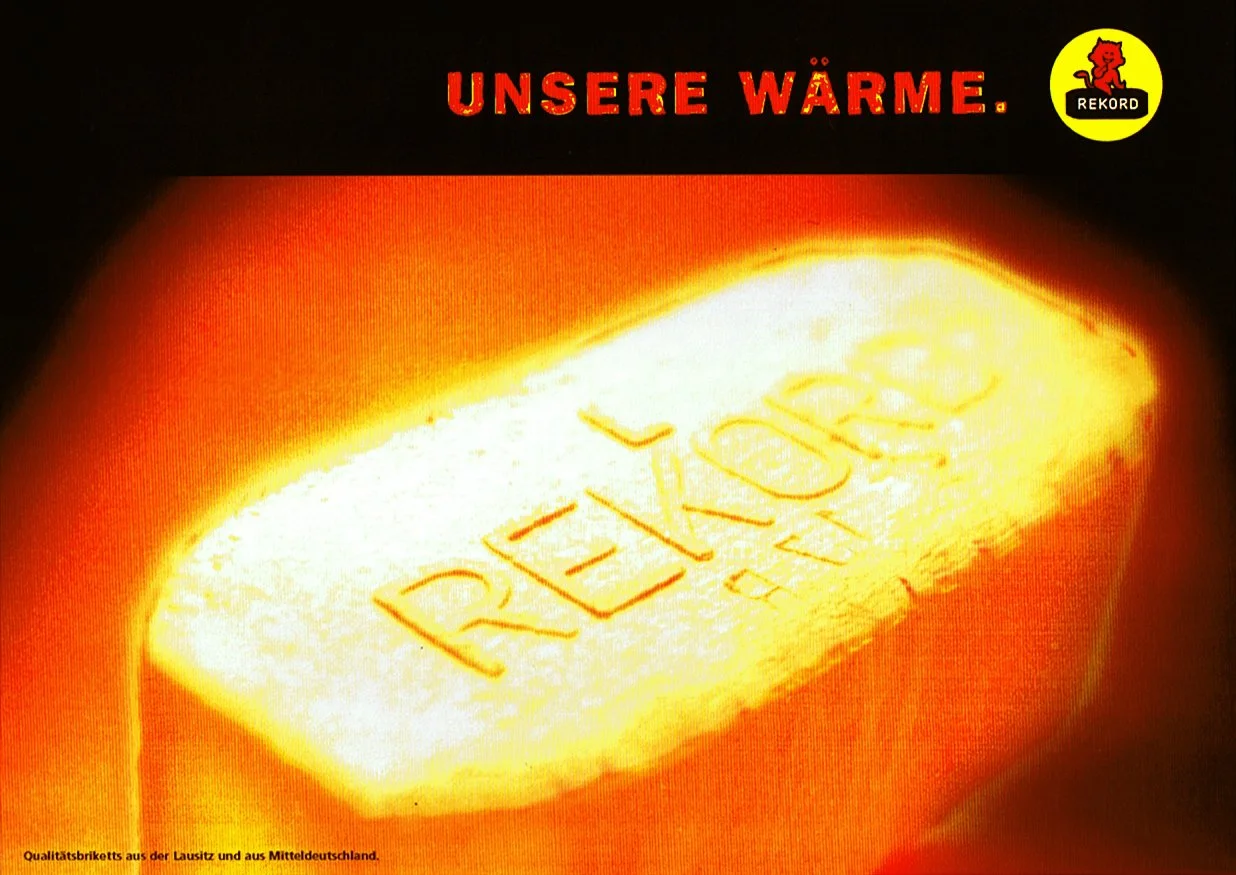 Imagekampagne für REKORD Briketts (Entwurf)