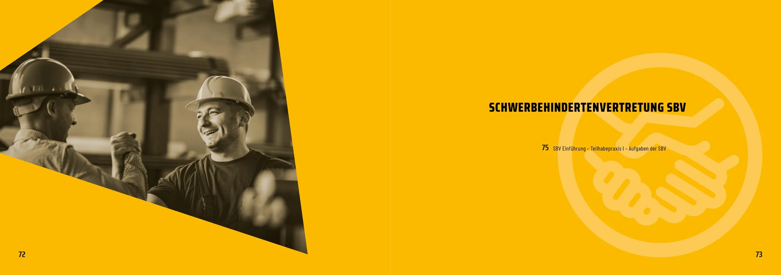 Broschüre für die Betriebsräte Bildung Sachen (Beispielseiten)