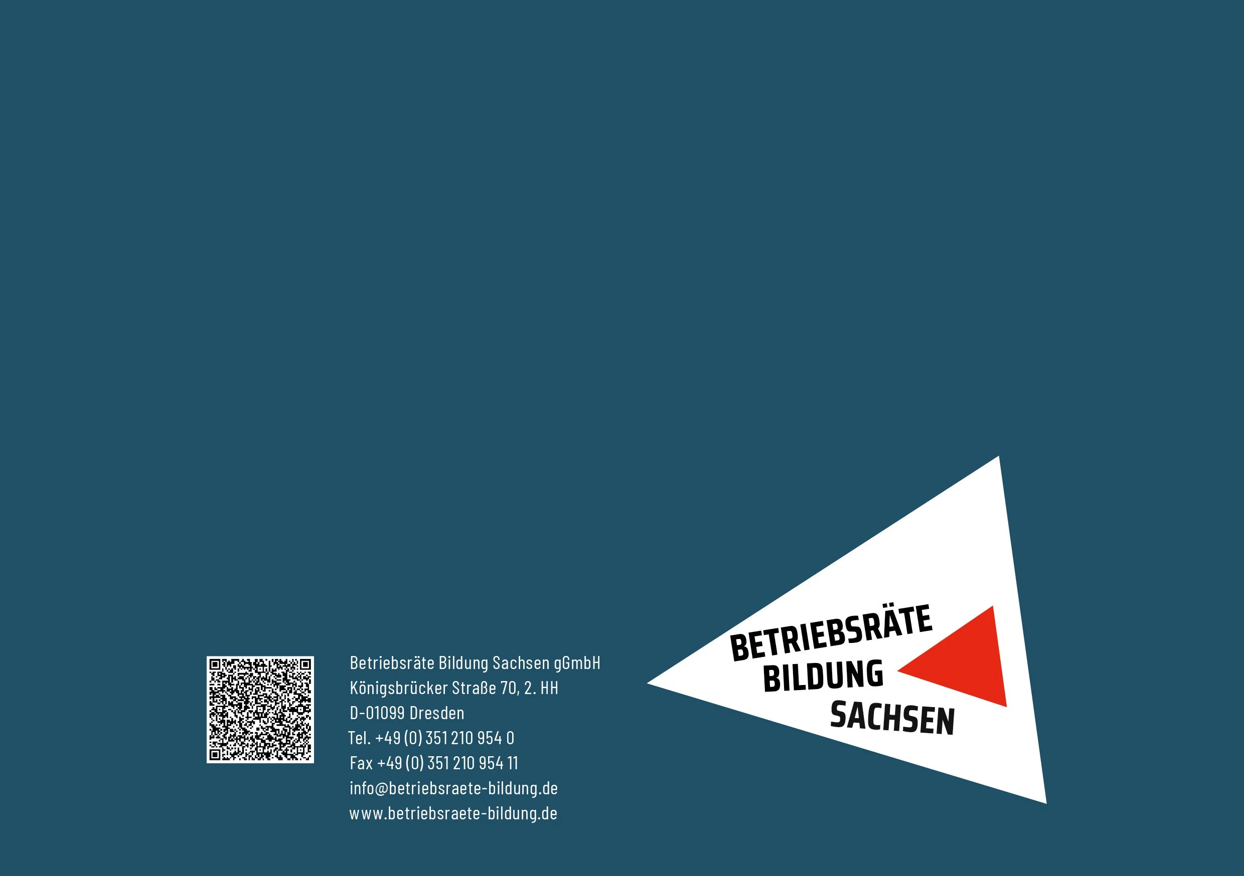 Broschüre für die Betriebsräte Bildung Sachen (Beispielseiten)