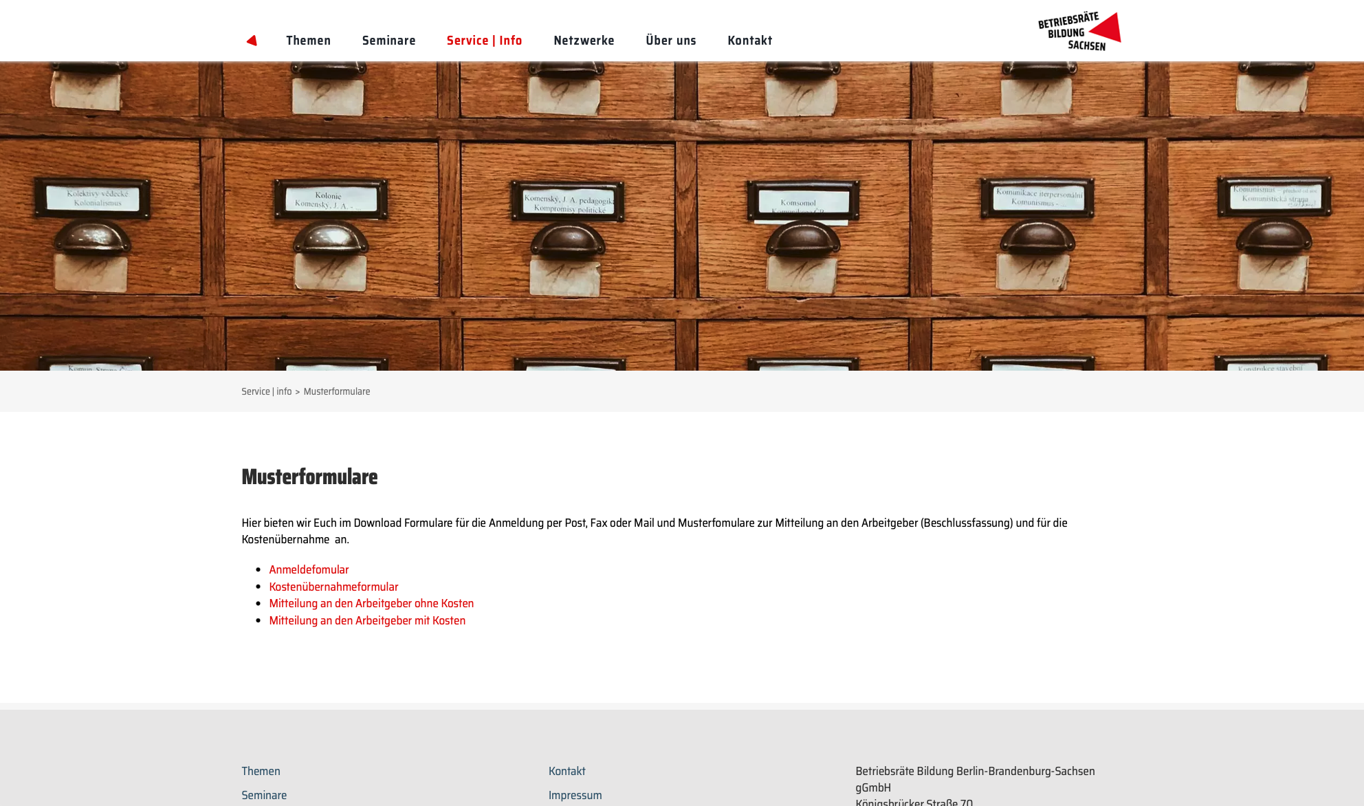Webdesign für die Betriebsräte Bildung Sachsen