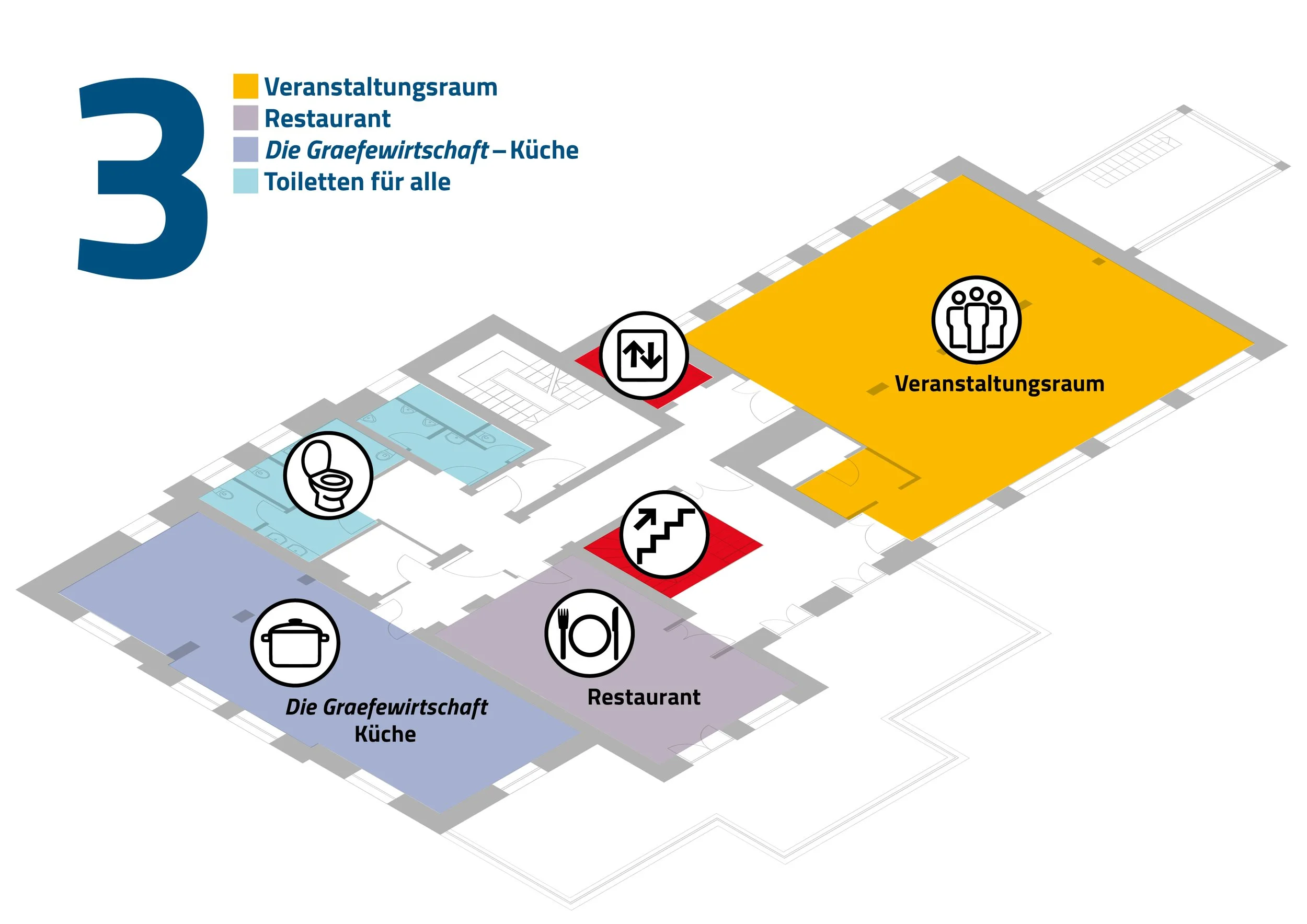 Leitsystem für die gelbe Villa, Berlin
