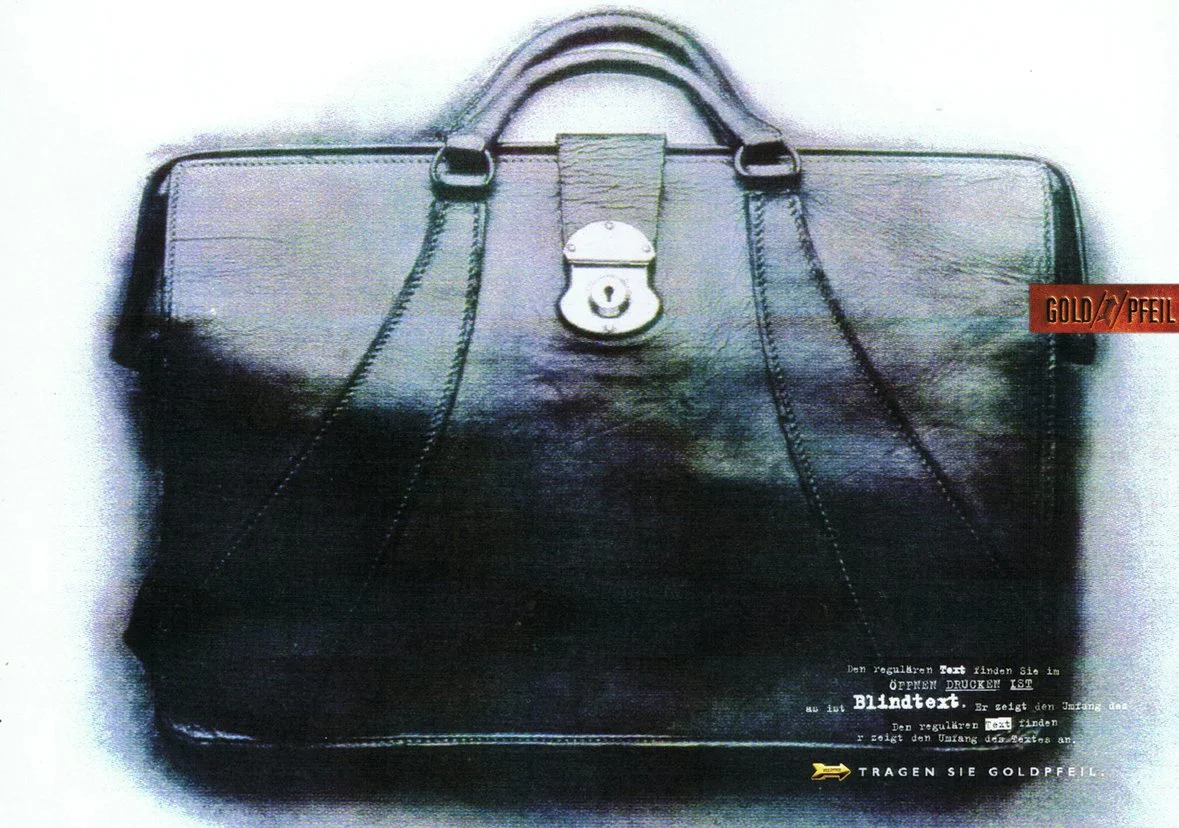 Imagekampagne für Goldpfeil (Entwurf)