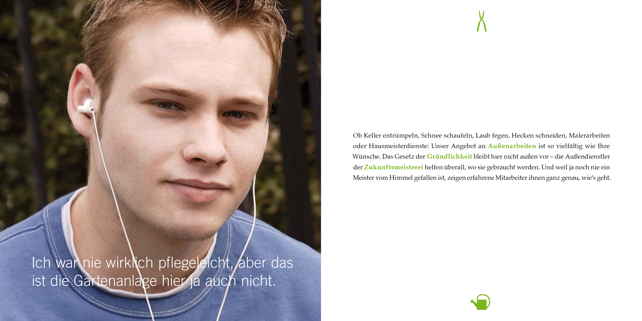Imagebroschüre für ein Sozialprojekt