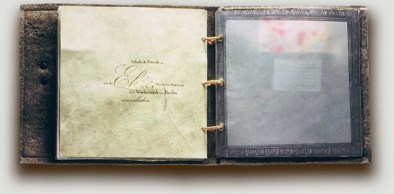 "Bewerbungsbuch" Scholz & Friends, Berlin für die Levi's Imagekampagne