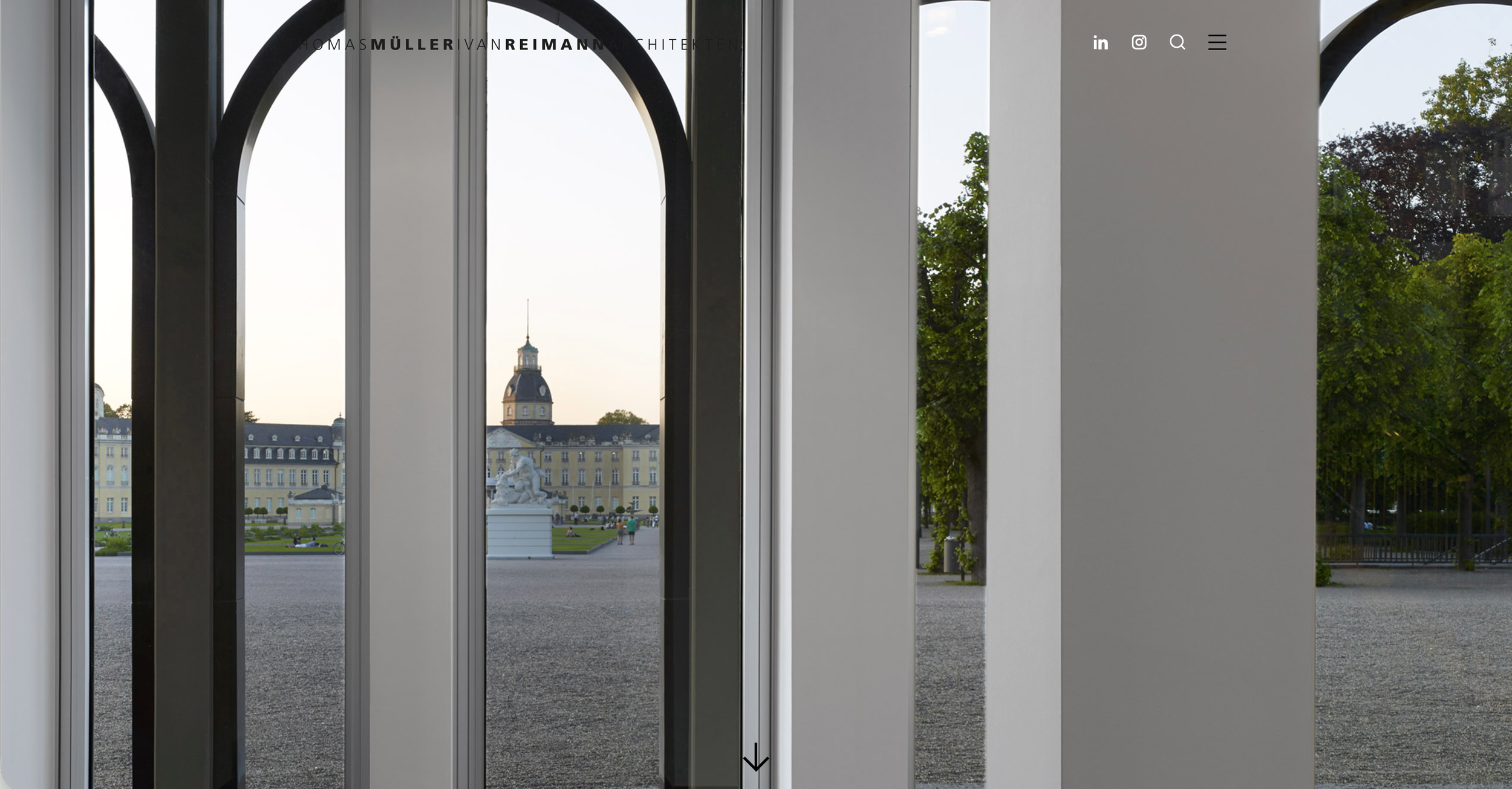 Fotoauswahl für die Startpage eines Architekturbüros