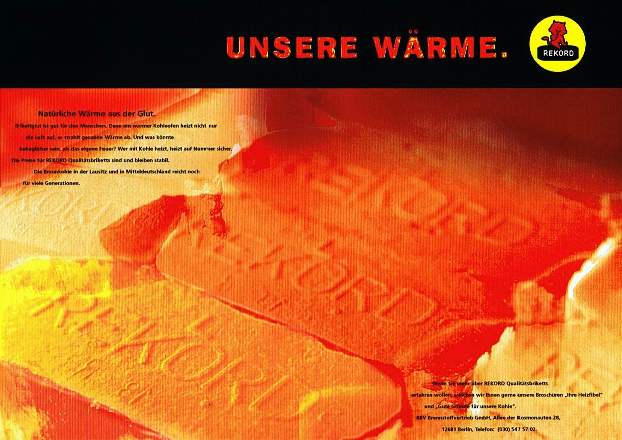 Imagekampagne für REKORD Briketts (Entwurf)