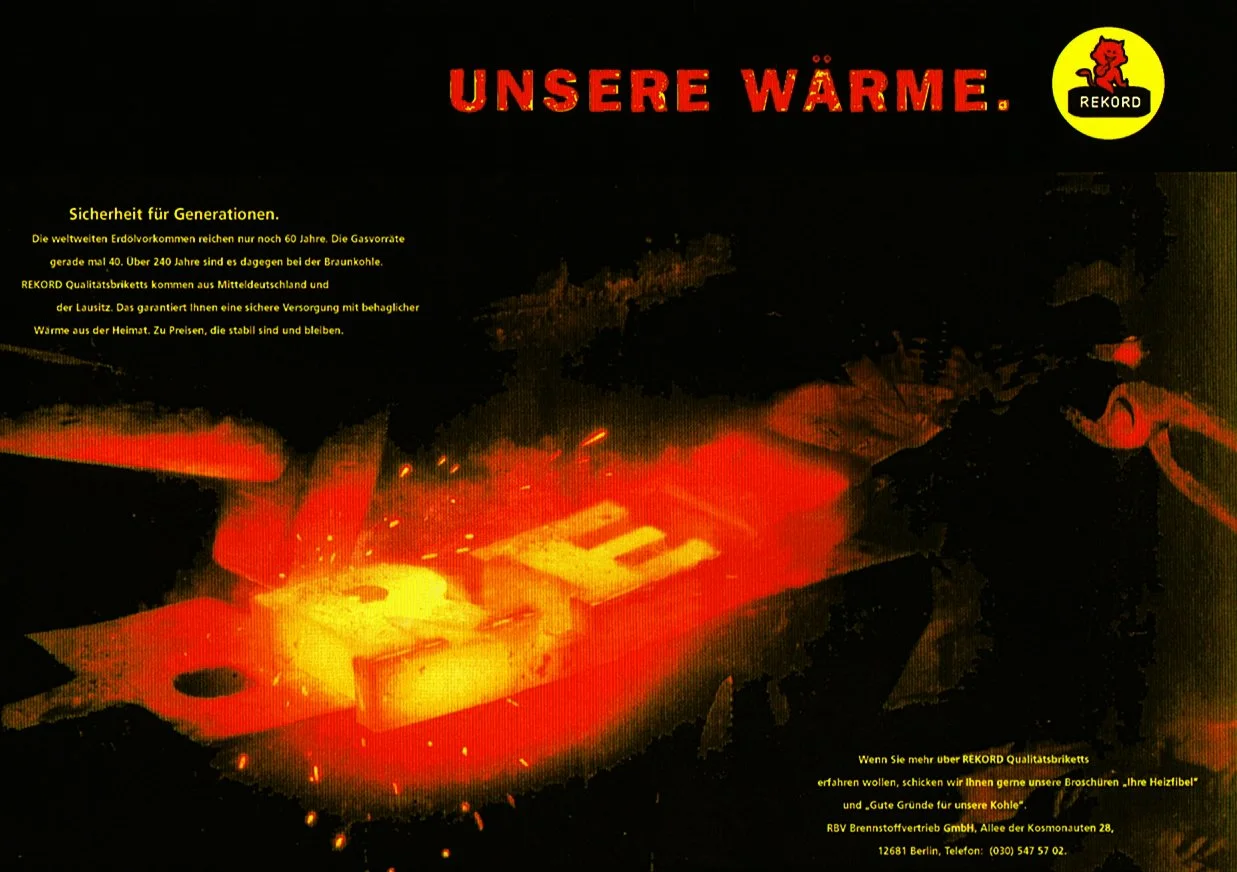 Imagekampagne für REKORD Briketts (Entwurf)