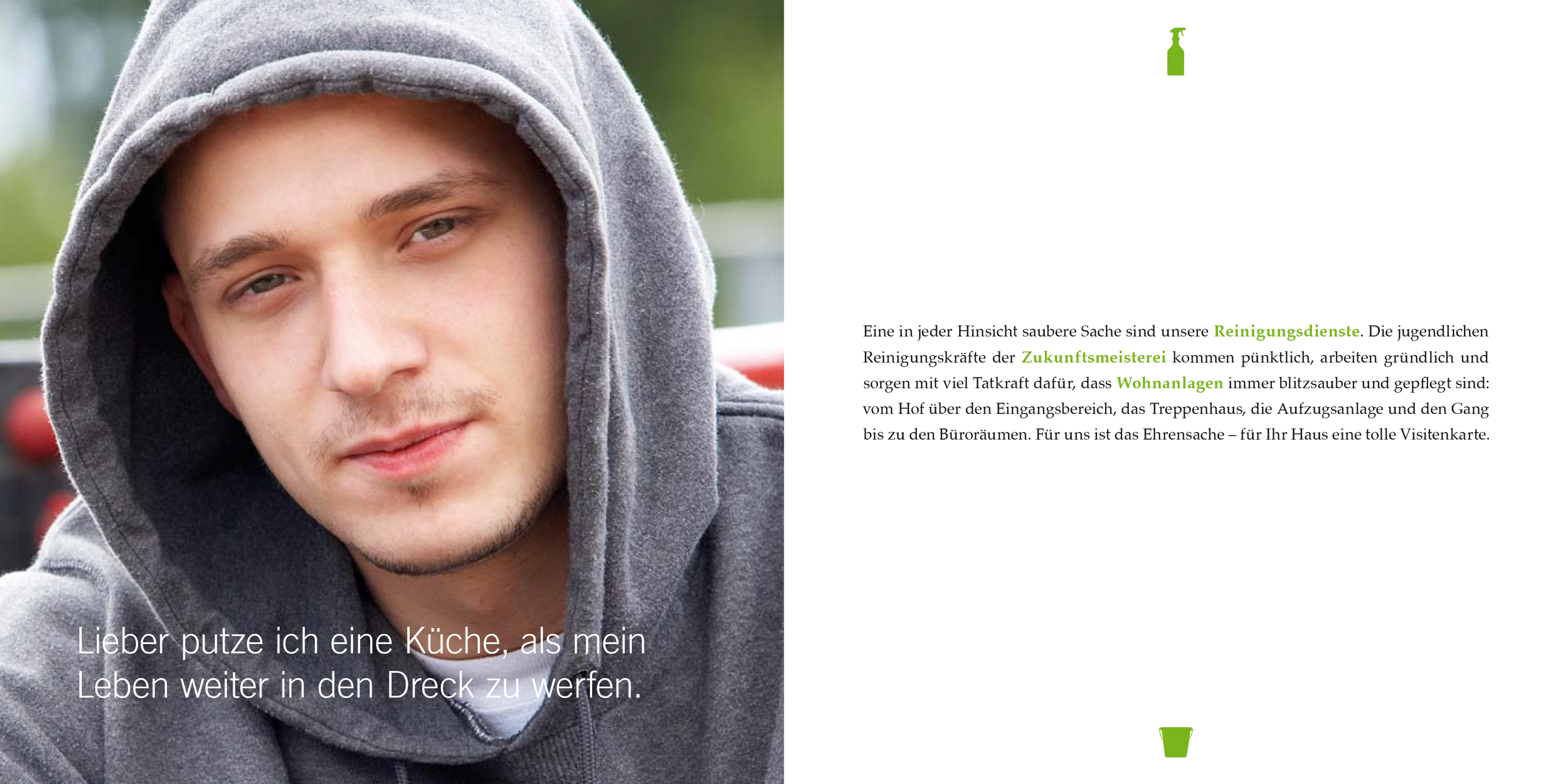 Imagebroschüre für ein Sozialprojekt