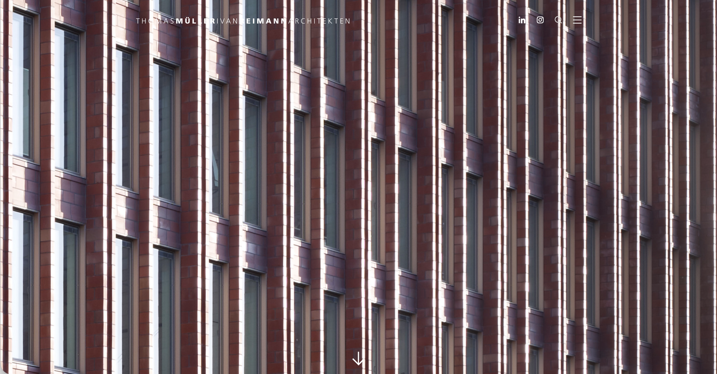 Fotoauswahl für die Startpage eines Architekturbüros