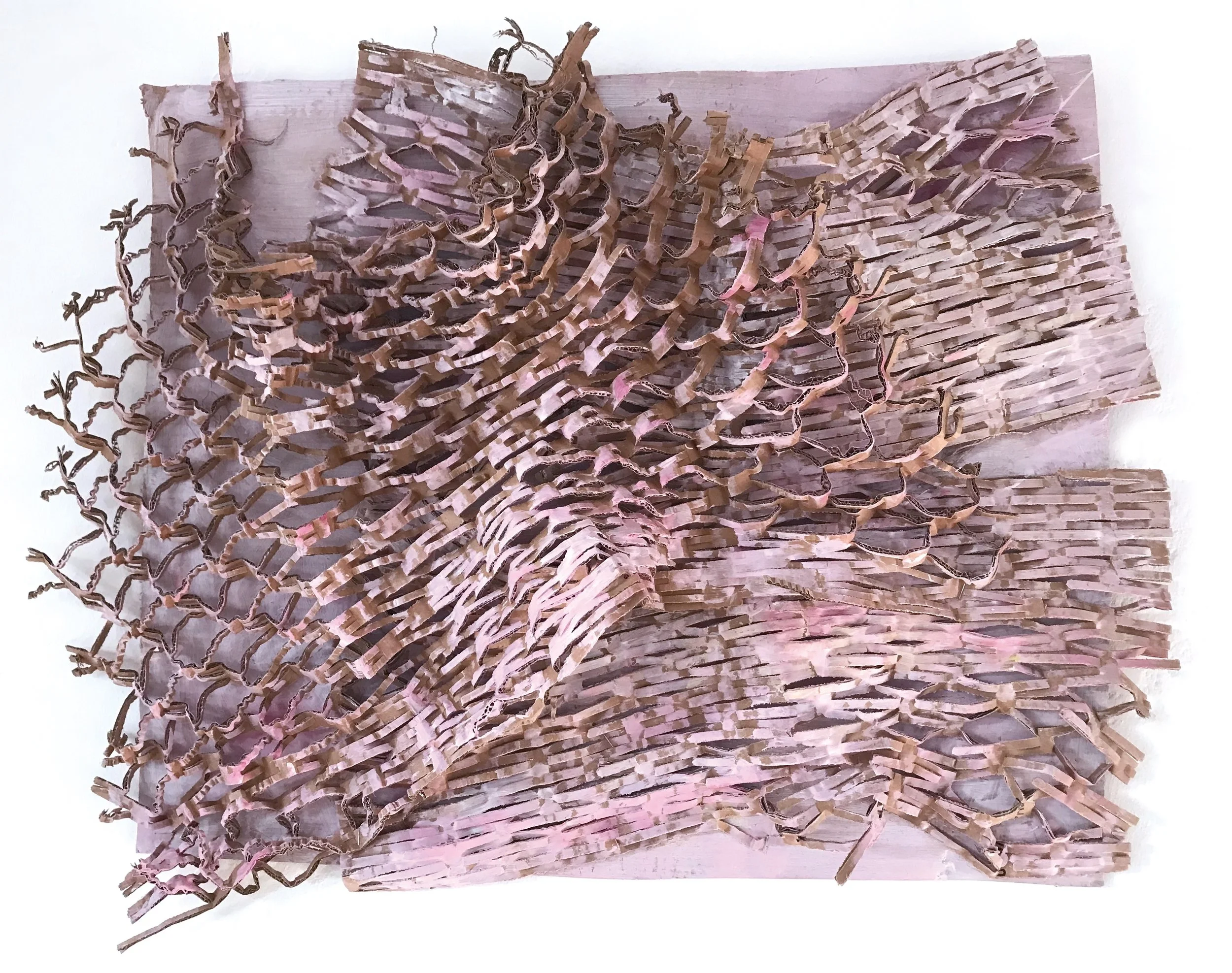 Papier und Acrylfarbe