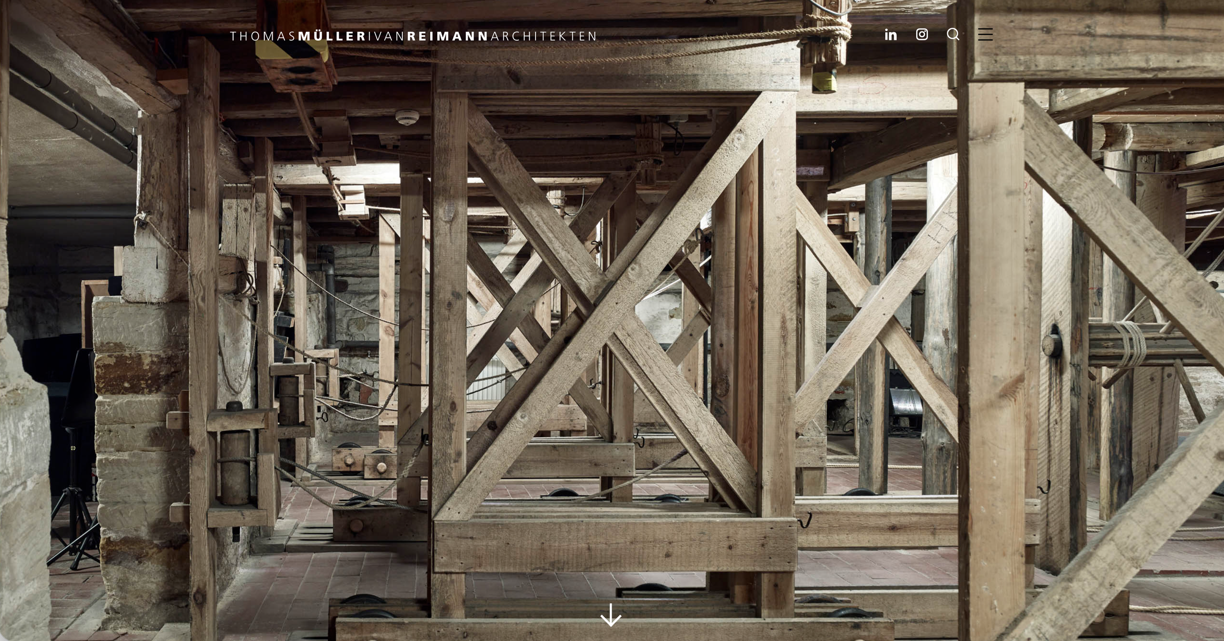 Fotoauswahl für die Startpage eines Architekturbüros