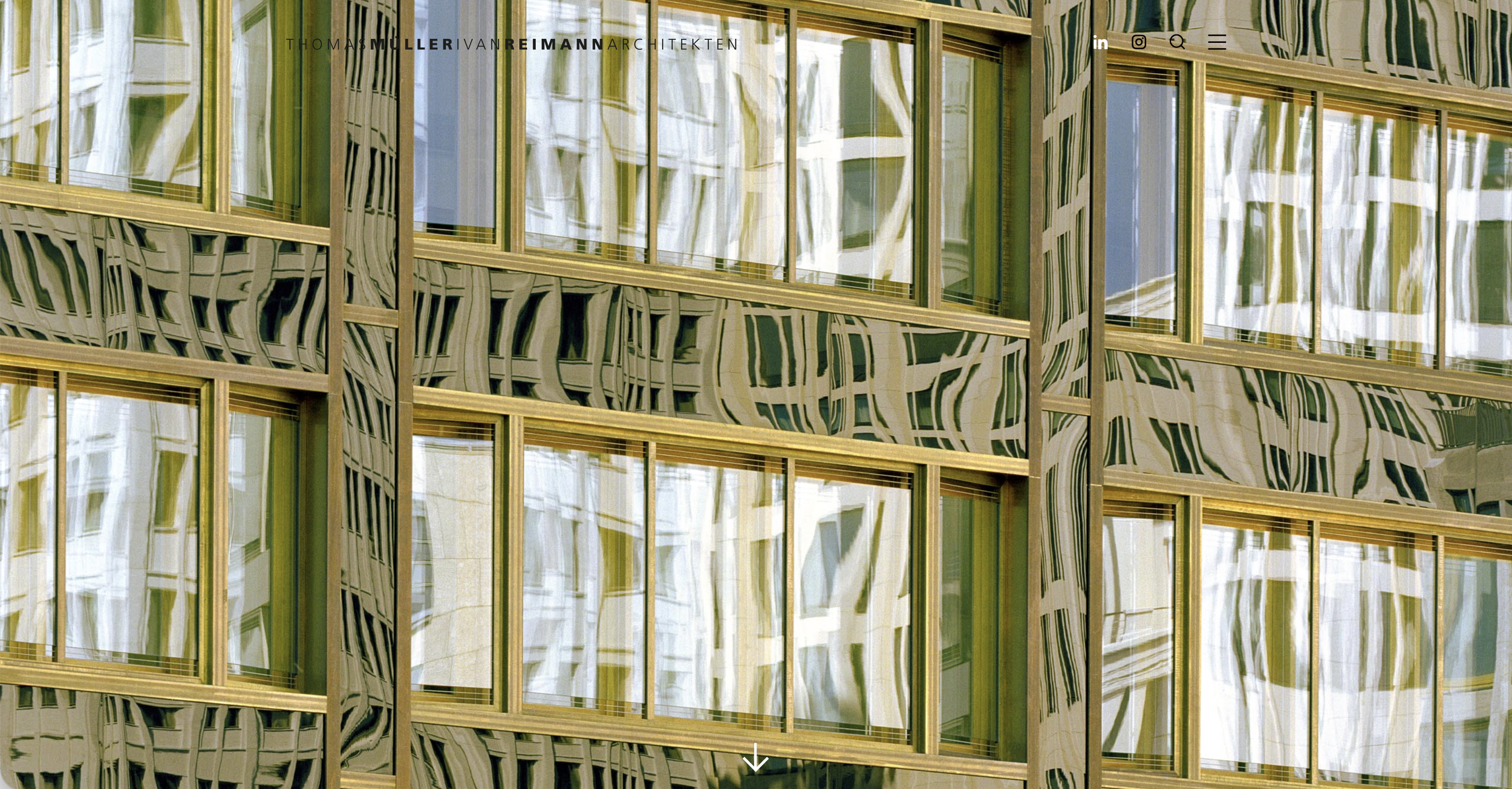 Fotoauswahl für die Startpage eines Architekturbüros