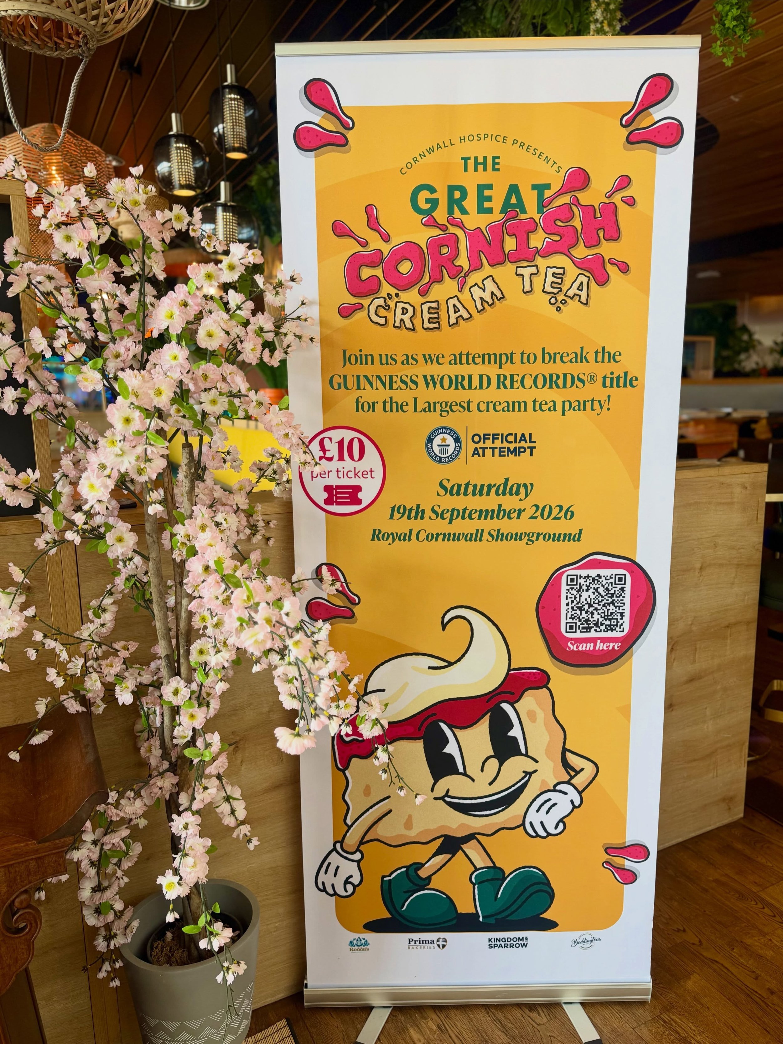 The Great Cornish Cream Tea!🍓🍰We are supporting Cornwall Hospice for this fantastic event at The Royal Cornwall Show Ground. Come along and see us and show your support!

Expect a fun filled day with live music and plenty of cream teas🍓😋

You can