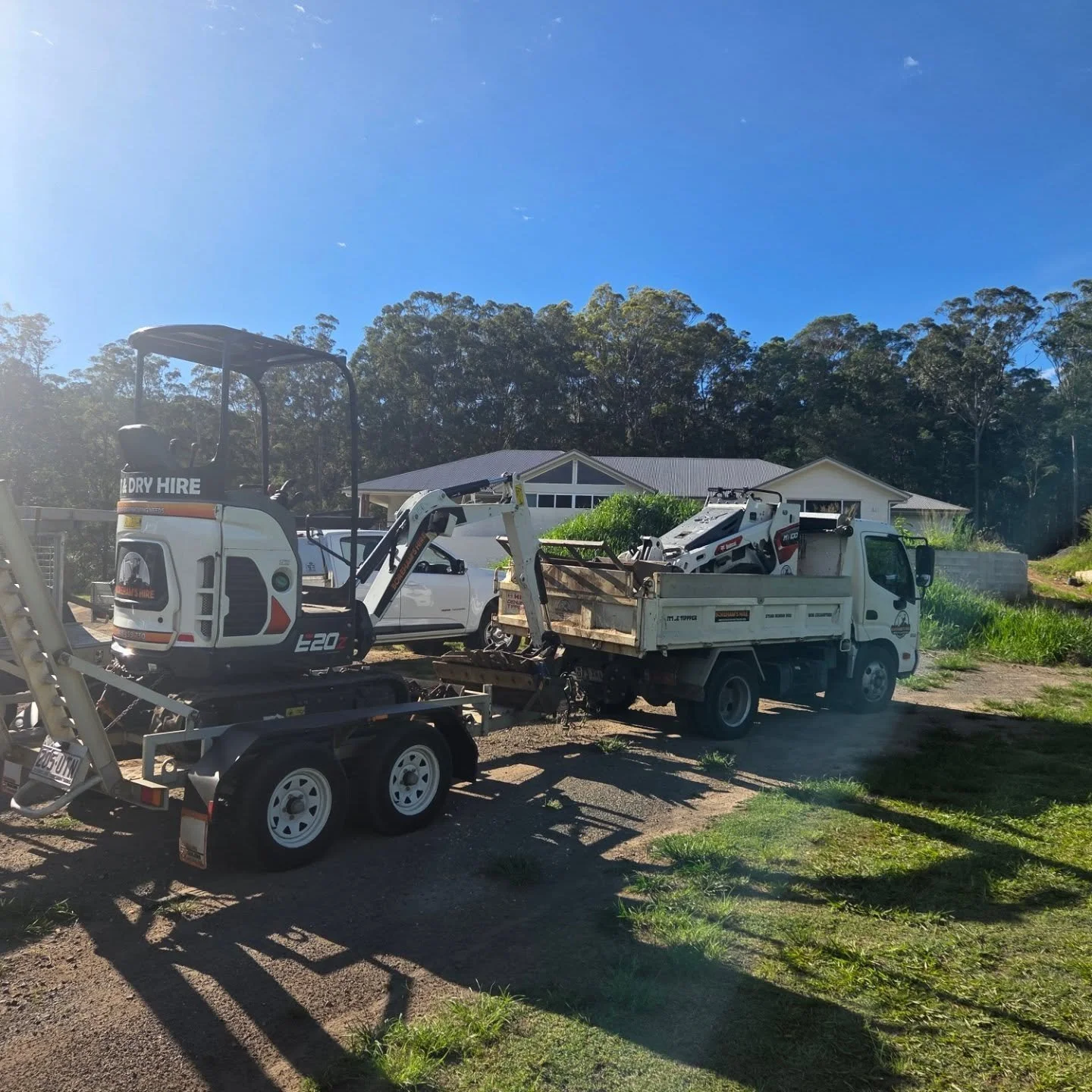 Monday concrete prep with a view for @coastline_earthworx. #palmwoods #sunshinecoast #hinterland #queensland #earthworks #excavationservices #coastlineearthworx #local