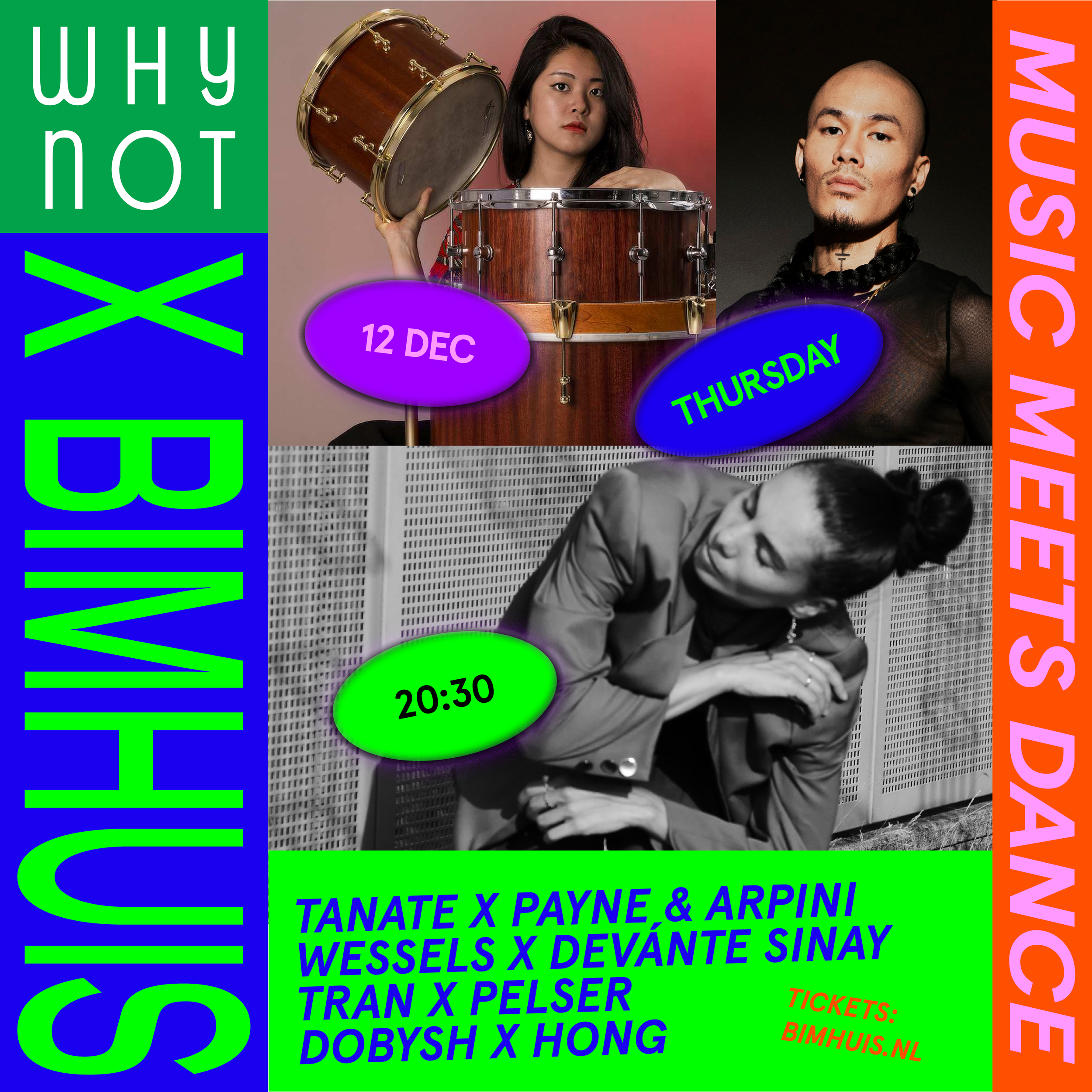 WHYNOT X BIMHUIS: MUSIC MEETS DANCE: 12 December 2024