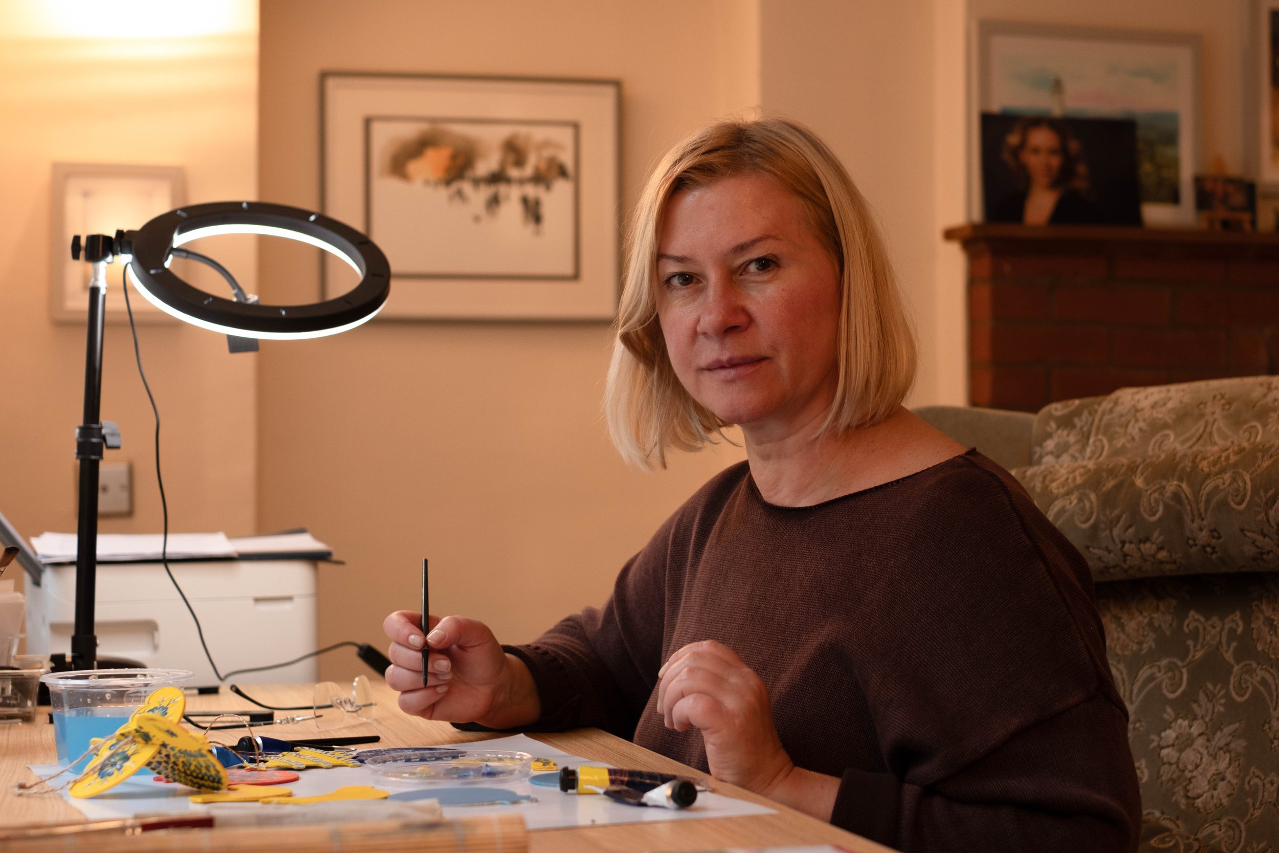 Portrait of a woman.