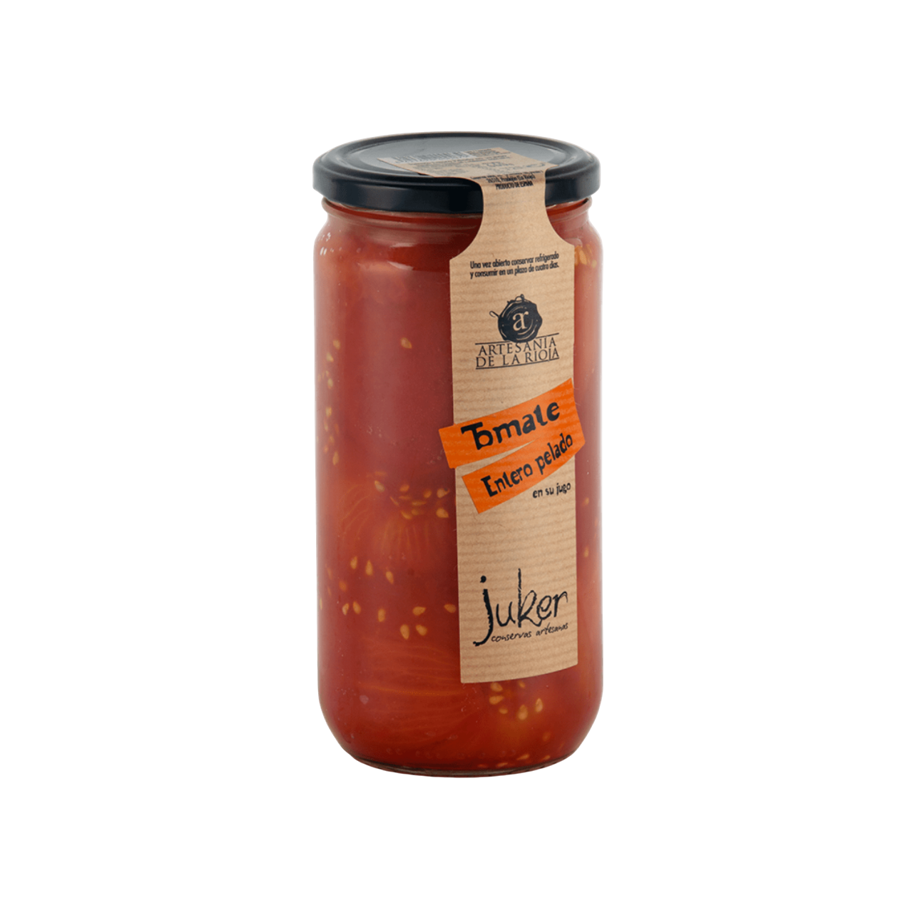 Hela skalade tomater i egen juice