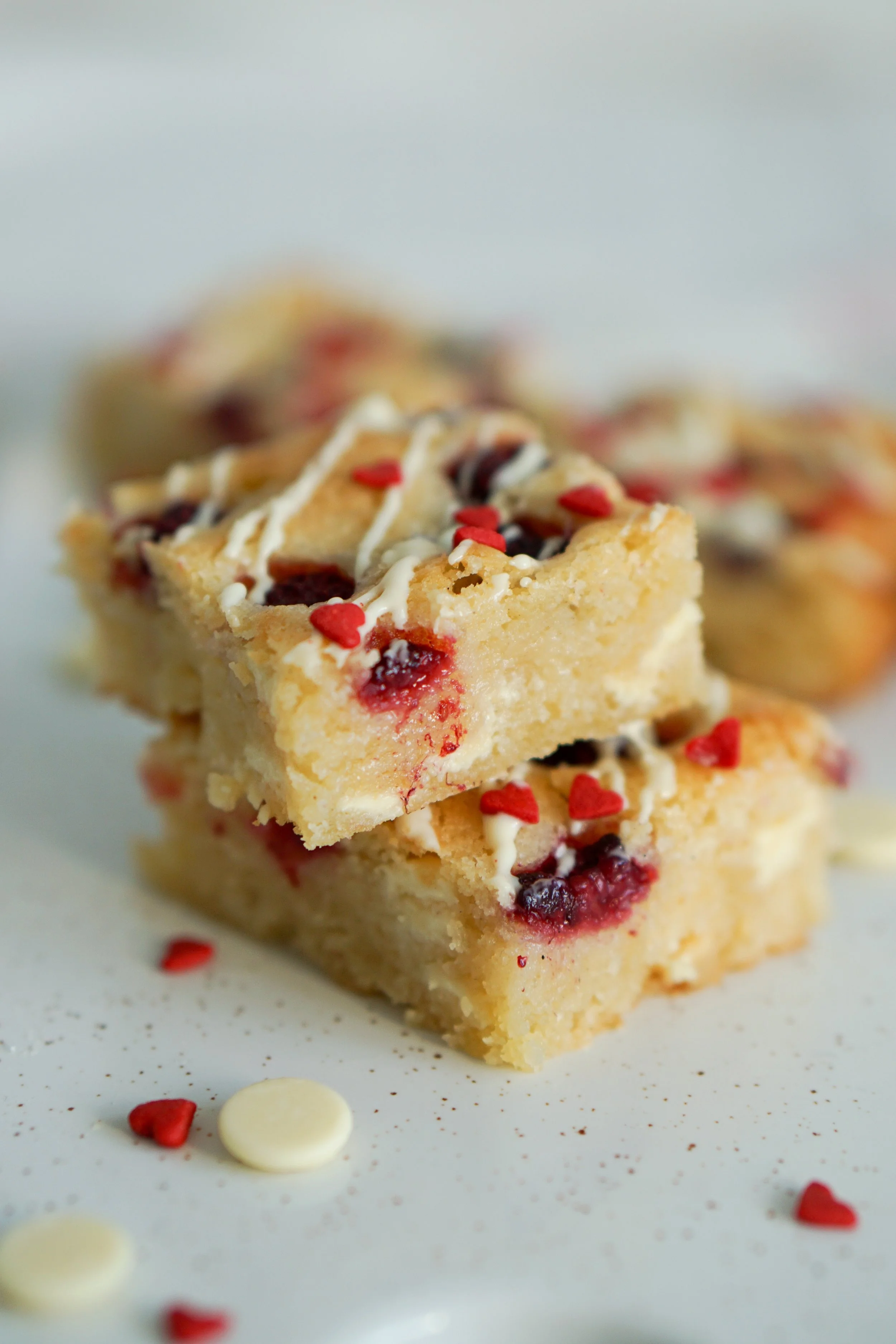 Recipe: White Chocolate, Cranberry and Pistachio Blondies