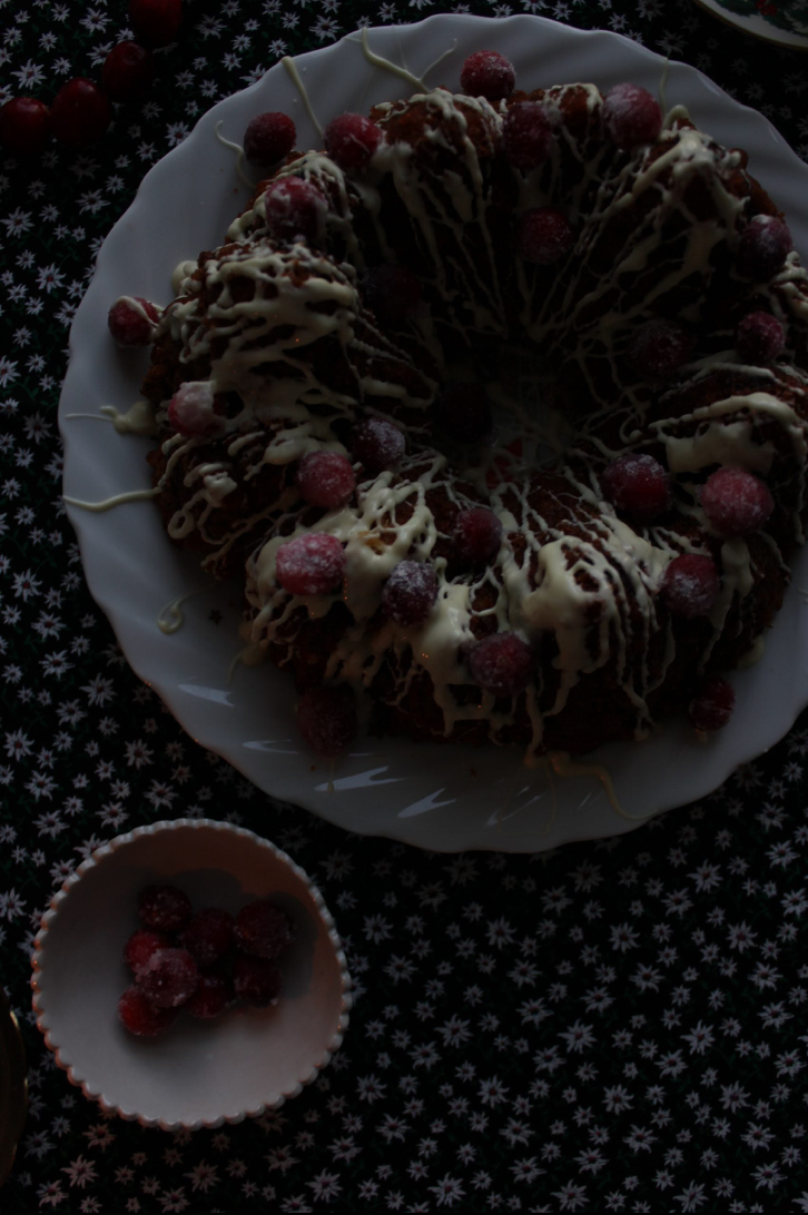 Recipe: Cranberry and White Chocolate Bundt Cake