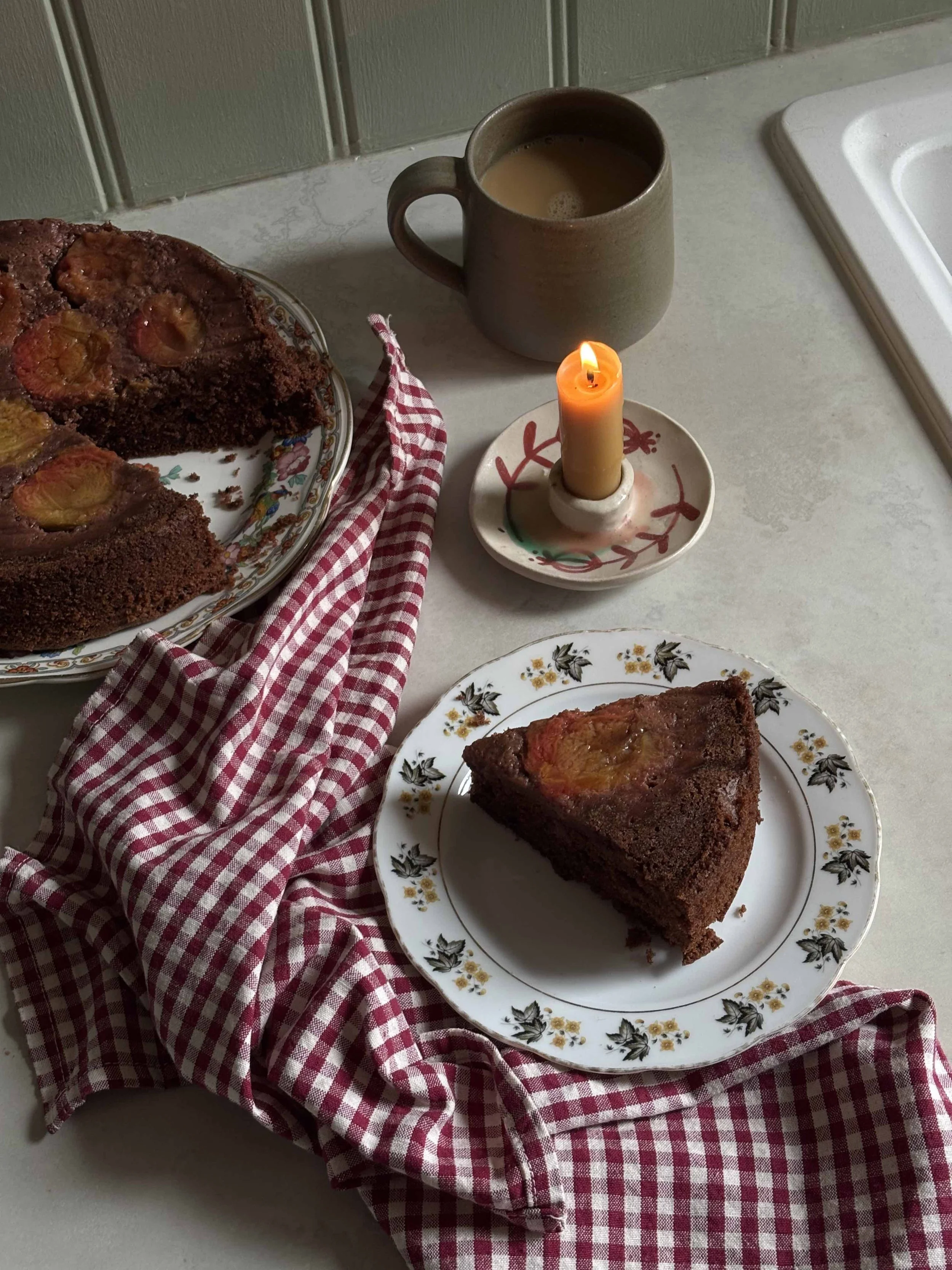 Recipe: Chocolate and Plum Upside-Down Cake