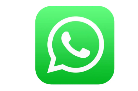 WhatsApp logo with a green background and white speech bubble with a phone icon inside.