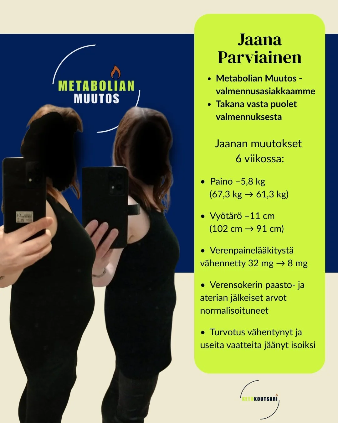 Haluaisitko samanlaisen muutoksen PLUS 300&euro; lahjakortin Puhdas+ -lis&auml;ravinteisiin? 😍 Kommentoi "TAHDON" ja me kerromme miten se onnistuu. Toimi nyt - lahjakortteja on rajattu m&auml;&auml;r&auml;!