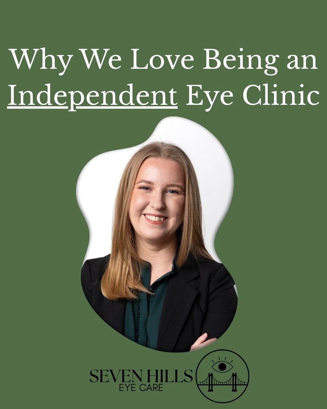 👁️ Being fullyindependent means we answer to one person: YOU.
No corporate quotas. No pushy sales tactics. Just genuine care, curated frames, and the best lenses in the industry, all tailored to your unique vision needs.
That's the Seven Hills diffe