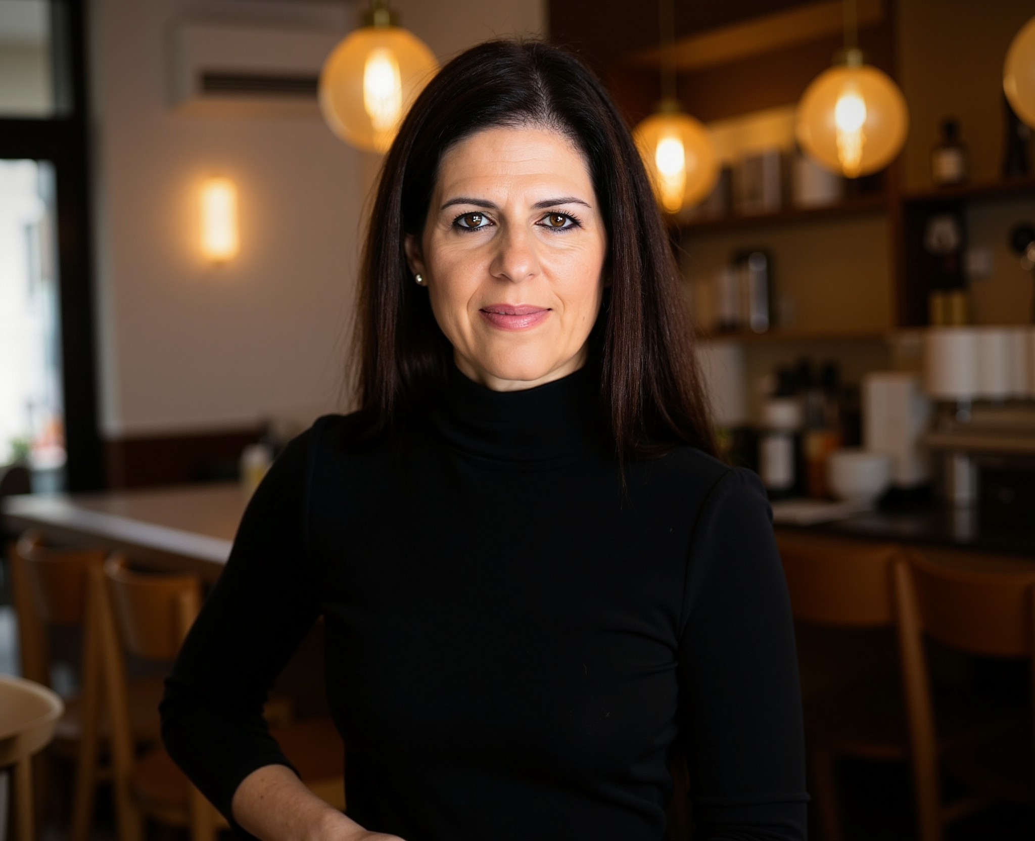 Studio portrait of Mariagrazia Rocchigiani, CPCC and ACC certified coach.
